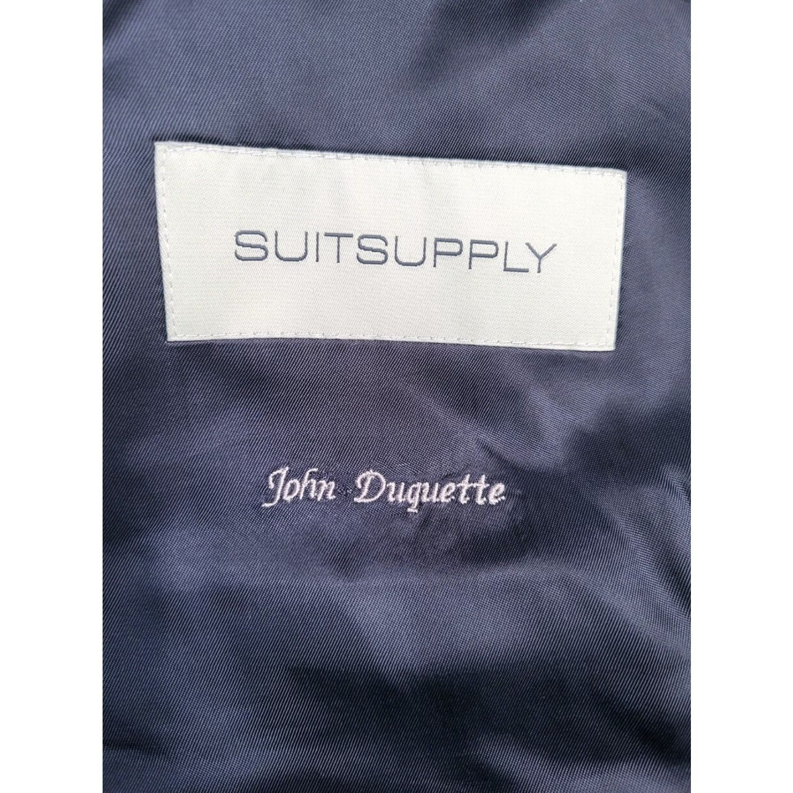 Suitsupply Suitsupply La Spalla Wool Silk Blue Black Plaid Jacket Blazer Sport Coat 46R Men Shirt? Size 46R - 7 Thumbnail