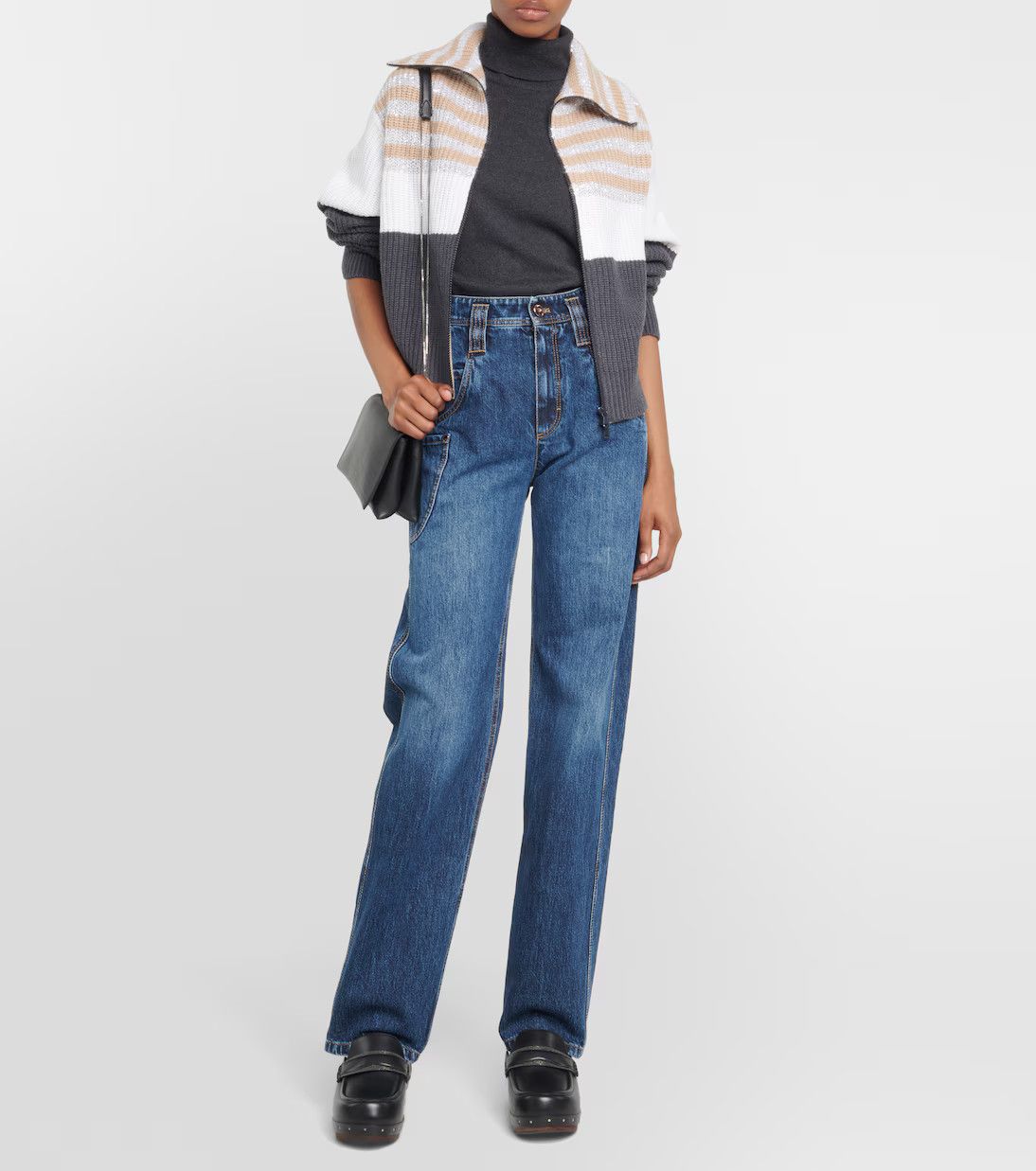 Brunello Cucinelli o1y0725 Denim Pant in Blue Size 30" / US 8 / IT 44 - 6 Thumbnail