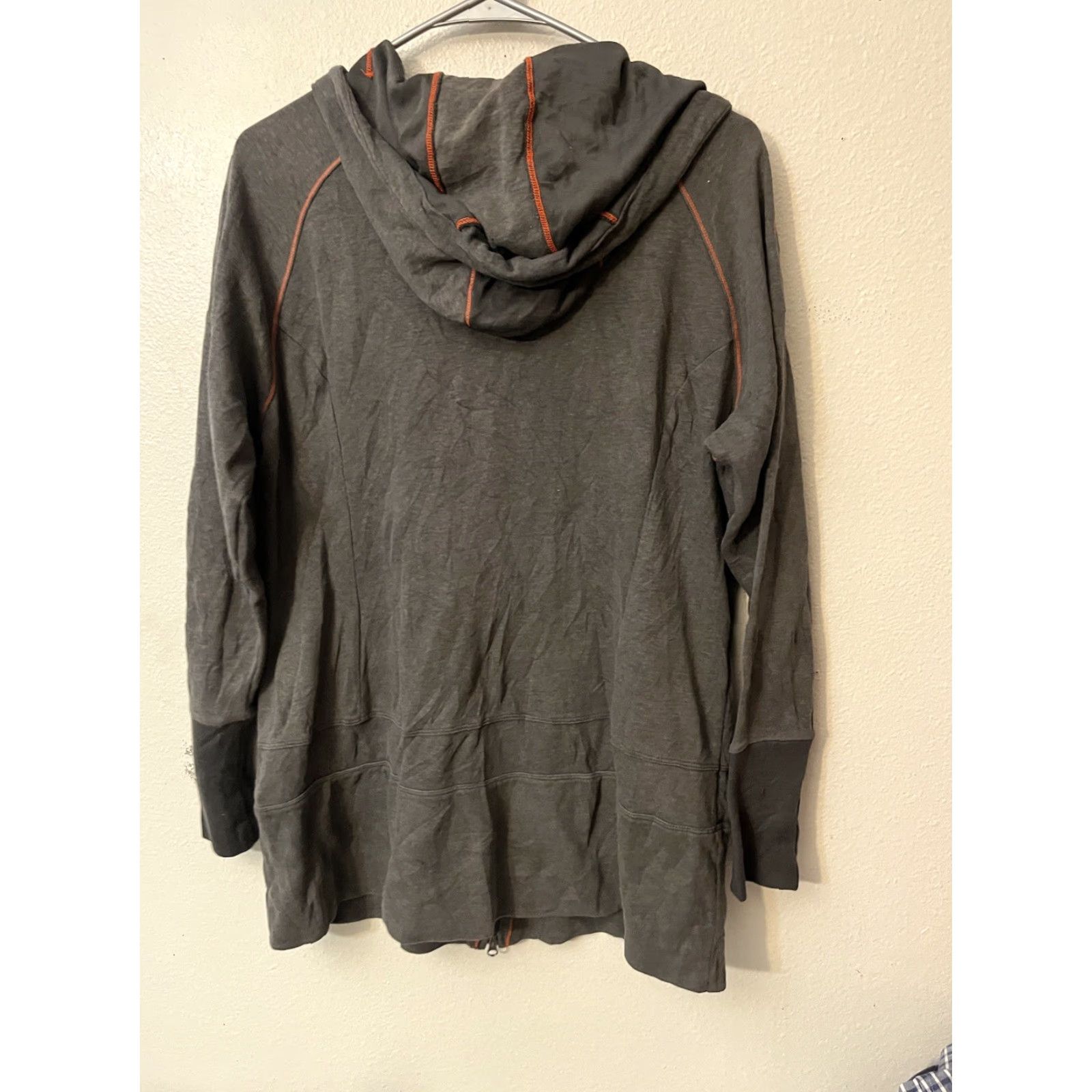 Vintage Columbia Hoodie 3/4 Sleeve Full Zip Omni-Wick Gray XL Womens Activewear Size XL / US 12-14 / IT 48-50 - 2 Thumbnail