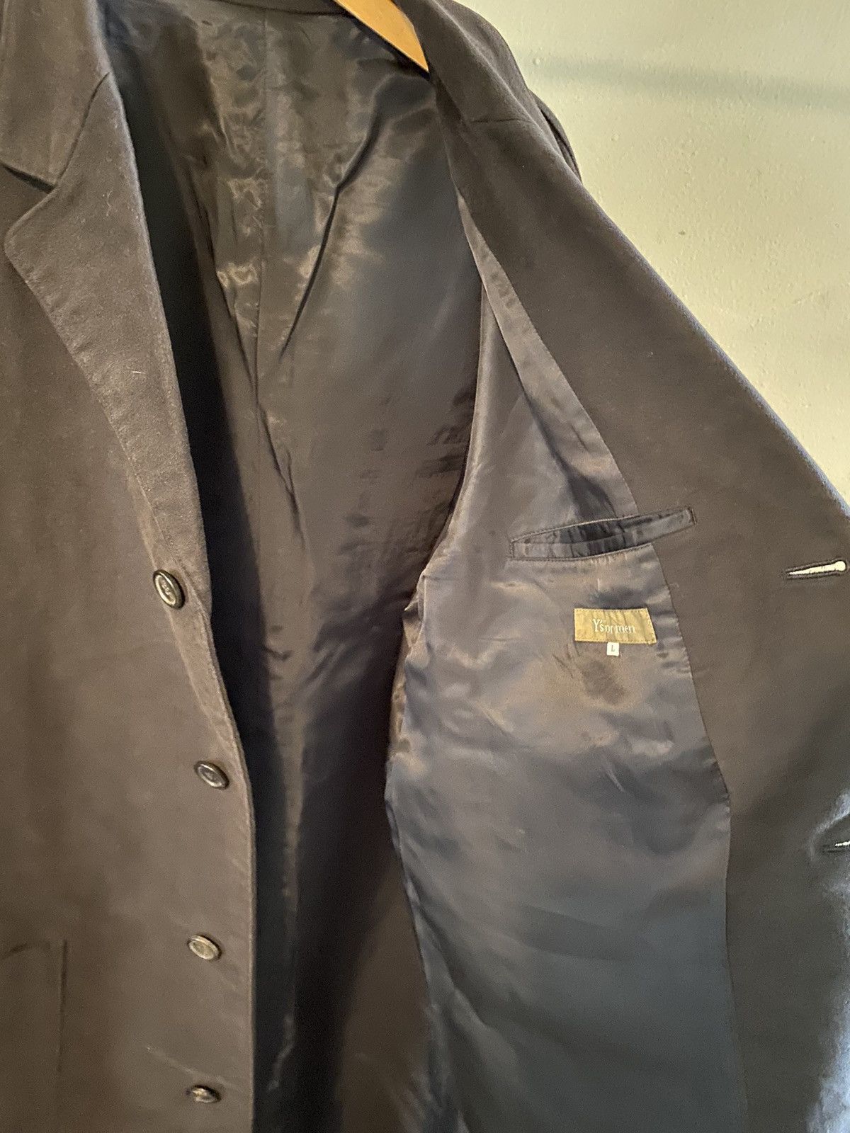 Y's for Men Y's for Men Yohji Yamamoto Classic Black Coat Size US L / EU 52-54 / 3 - 12 Thumbnail
