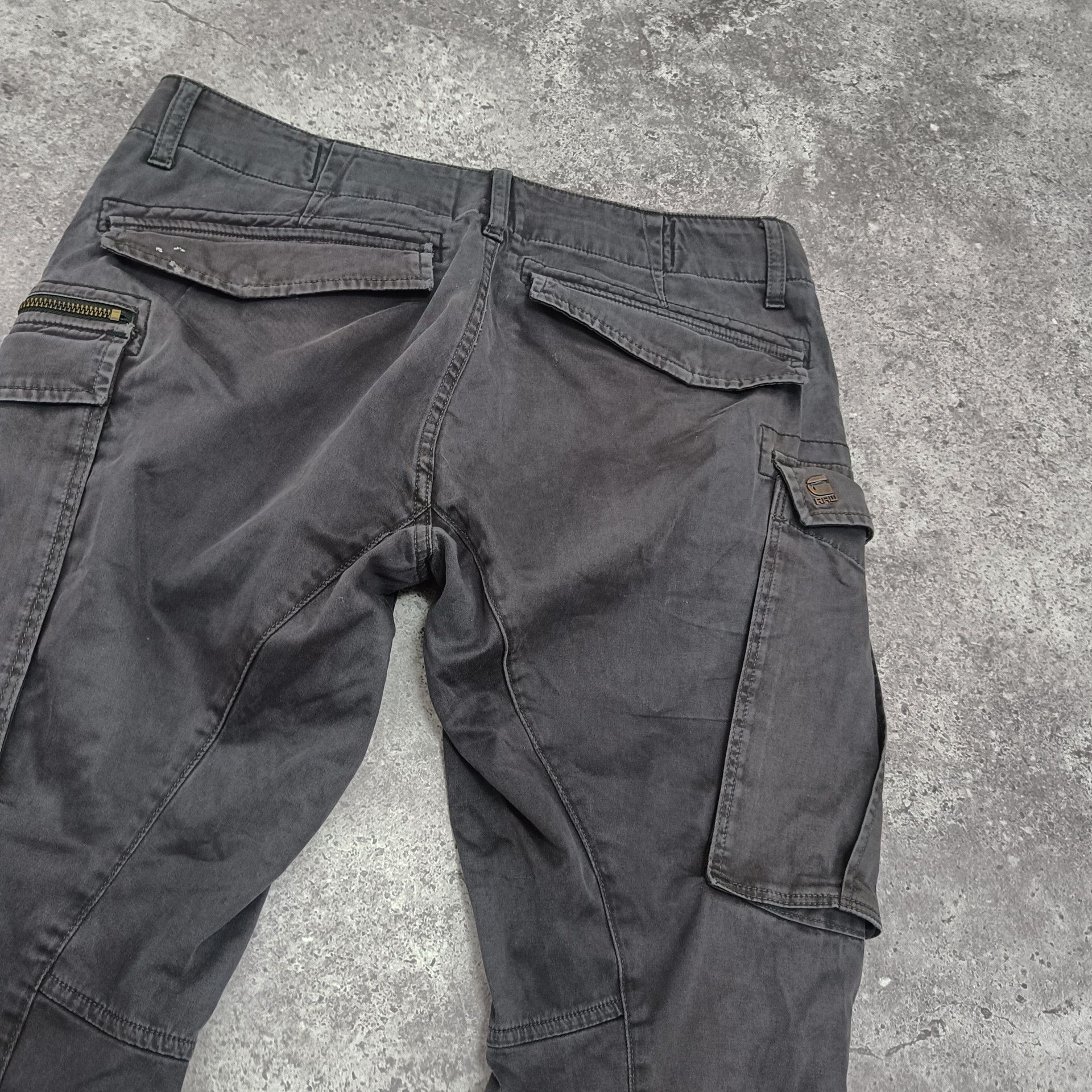 G-Star G-STAR RAW CARGO ROVIC DENIM AVANT GARDE MULTI POCKET PANTS Size US 34 / EU 50 - 7 Thumbnail