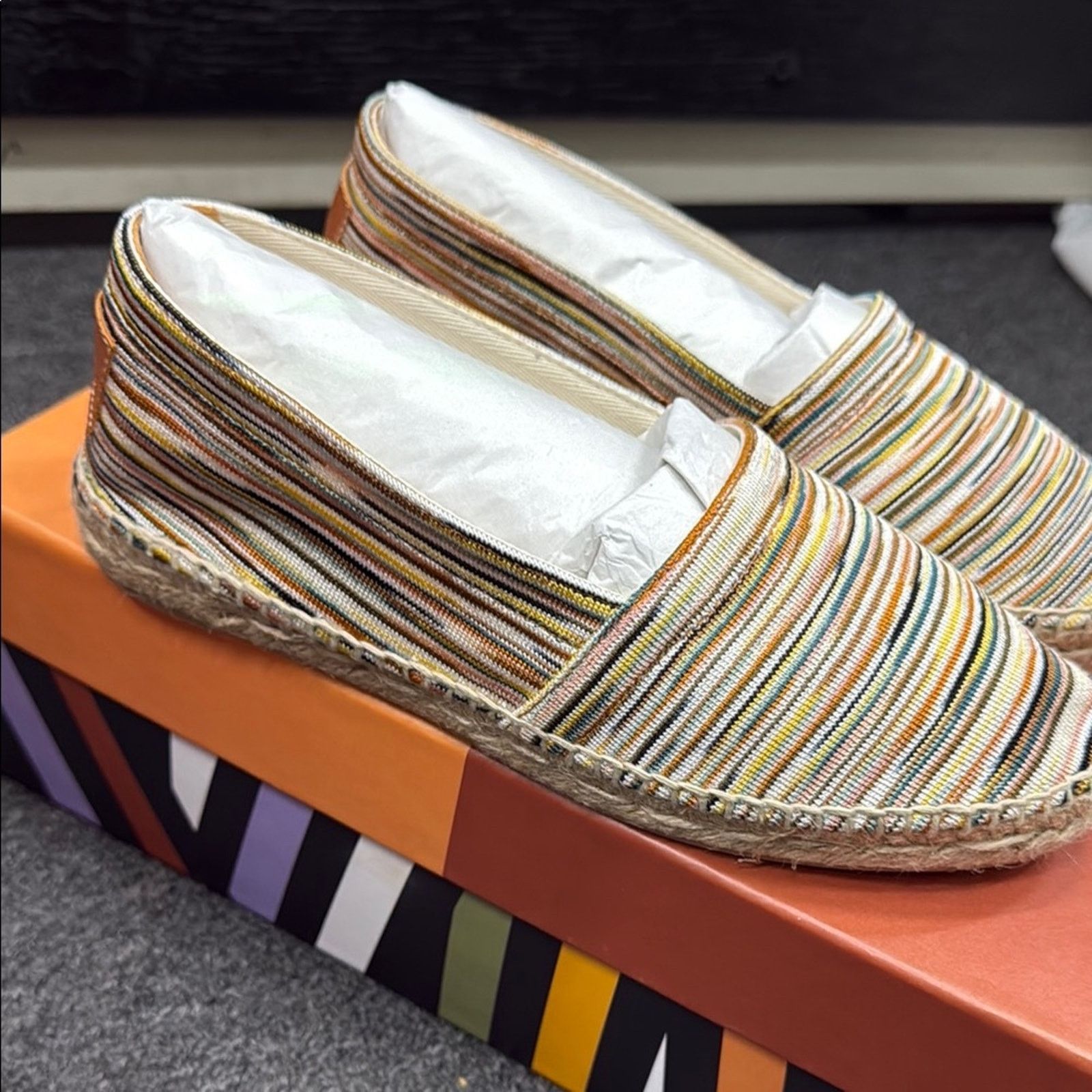 Missoni NWT Missoni Striped Espadrille sneakers Size 37 US 7 Size US 7 / IT 37 - 2 Thumbnail