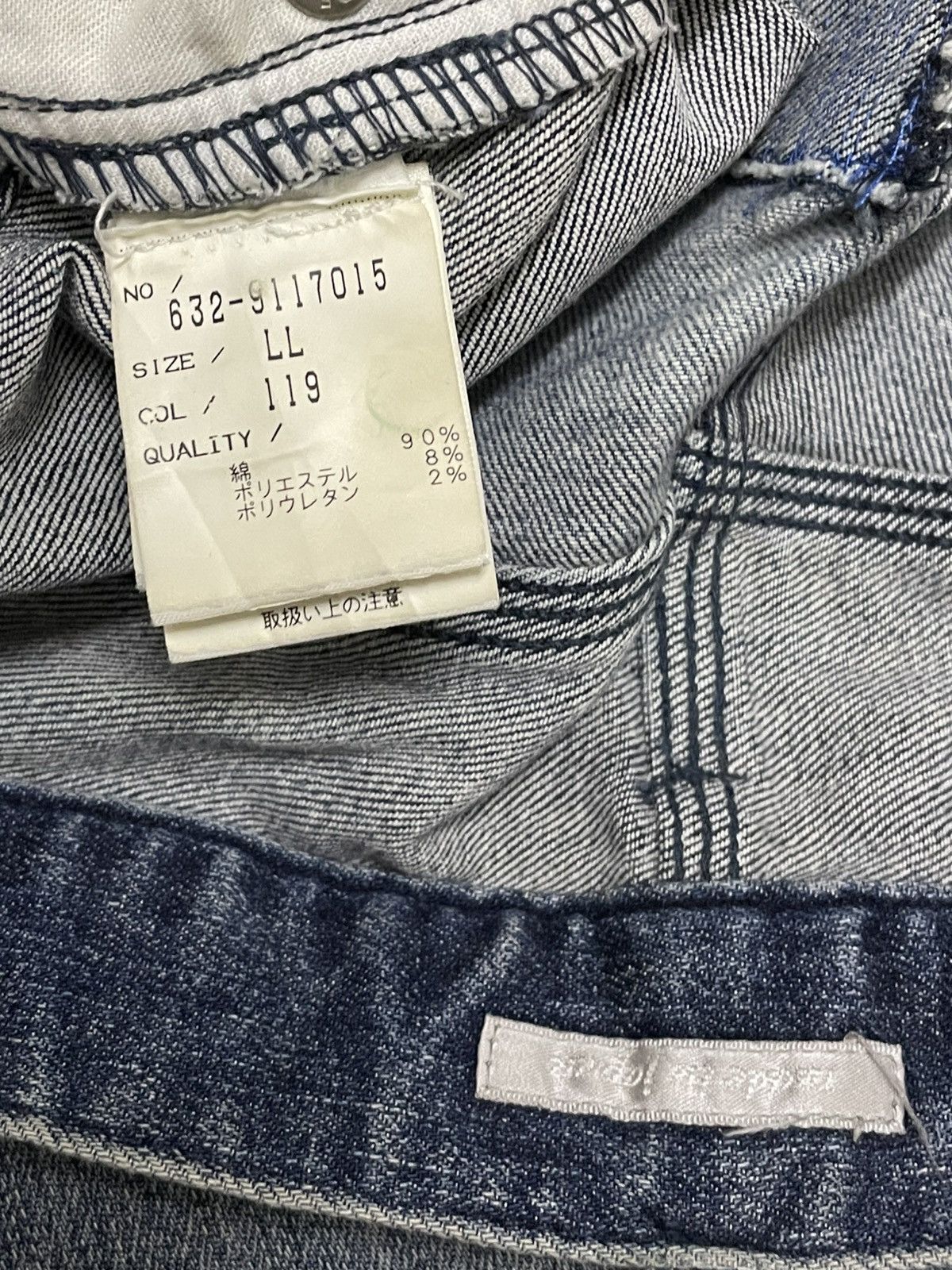 Japanese Brand Vintage 90s Designer Japan High Street Distressed City Denim Size US 33 - 18 Thumbnail