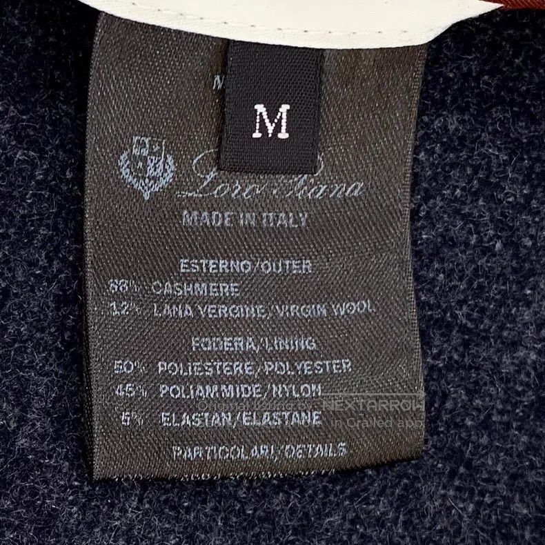 Loro Piana Loro Piana Black and grey twill goat cashmere lapel single Size M / US 6-8 / IT 42-44 - 6 Thumbnail