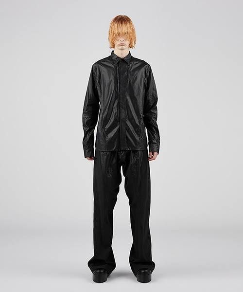 Julius JULIUS SS23 [gallu;] Black Coated Seamed Shirt Size US L / EU 52-54 / 3 - 2 Thumbnail