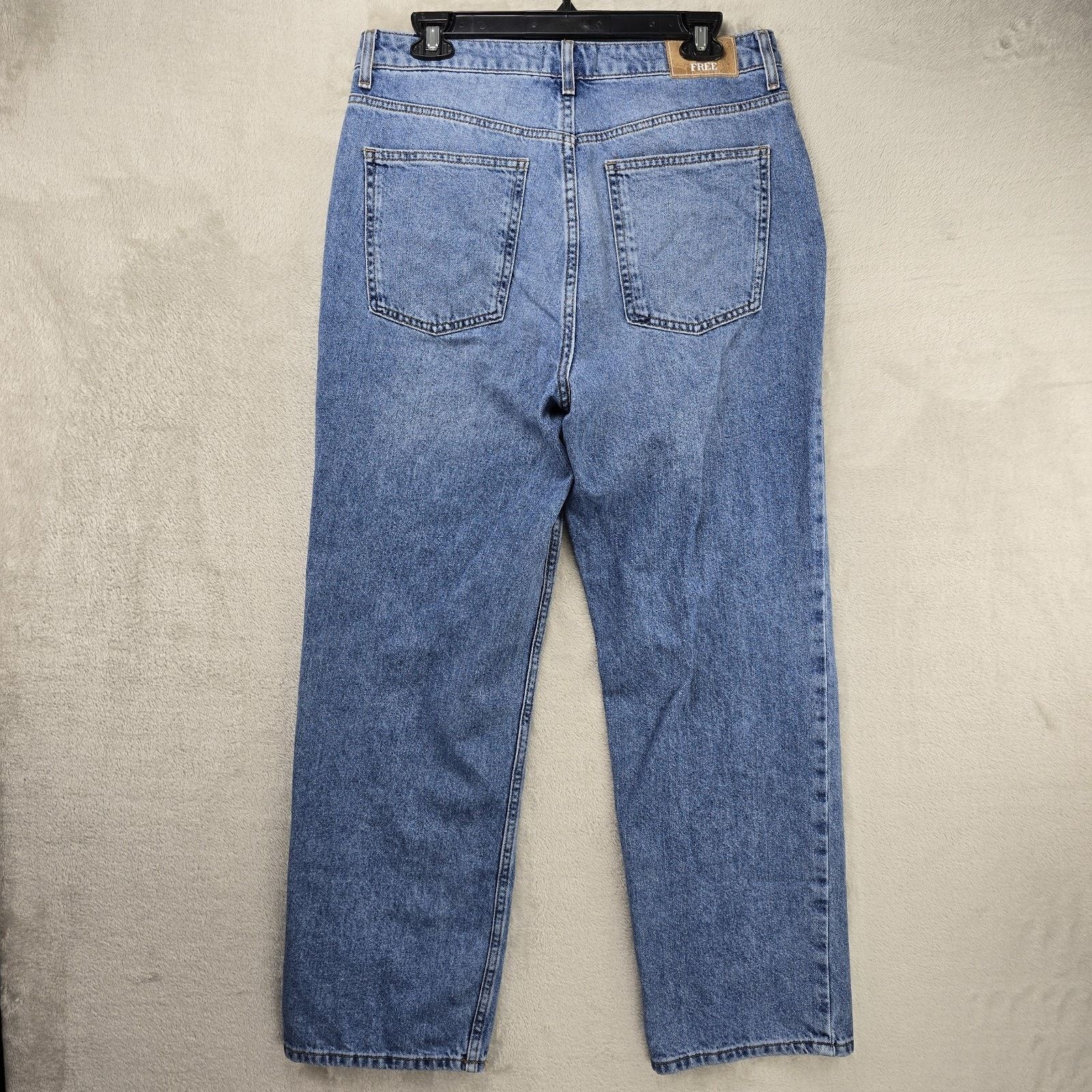 Free People Free People We The Free Pacifica Slim Straight Leg Jeans 32 Size 32" / US 10 / IT 46 - 7 Thumbnail
