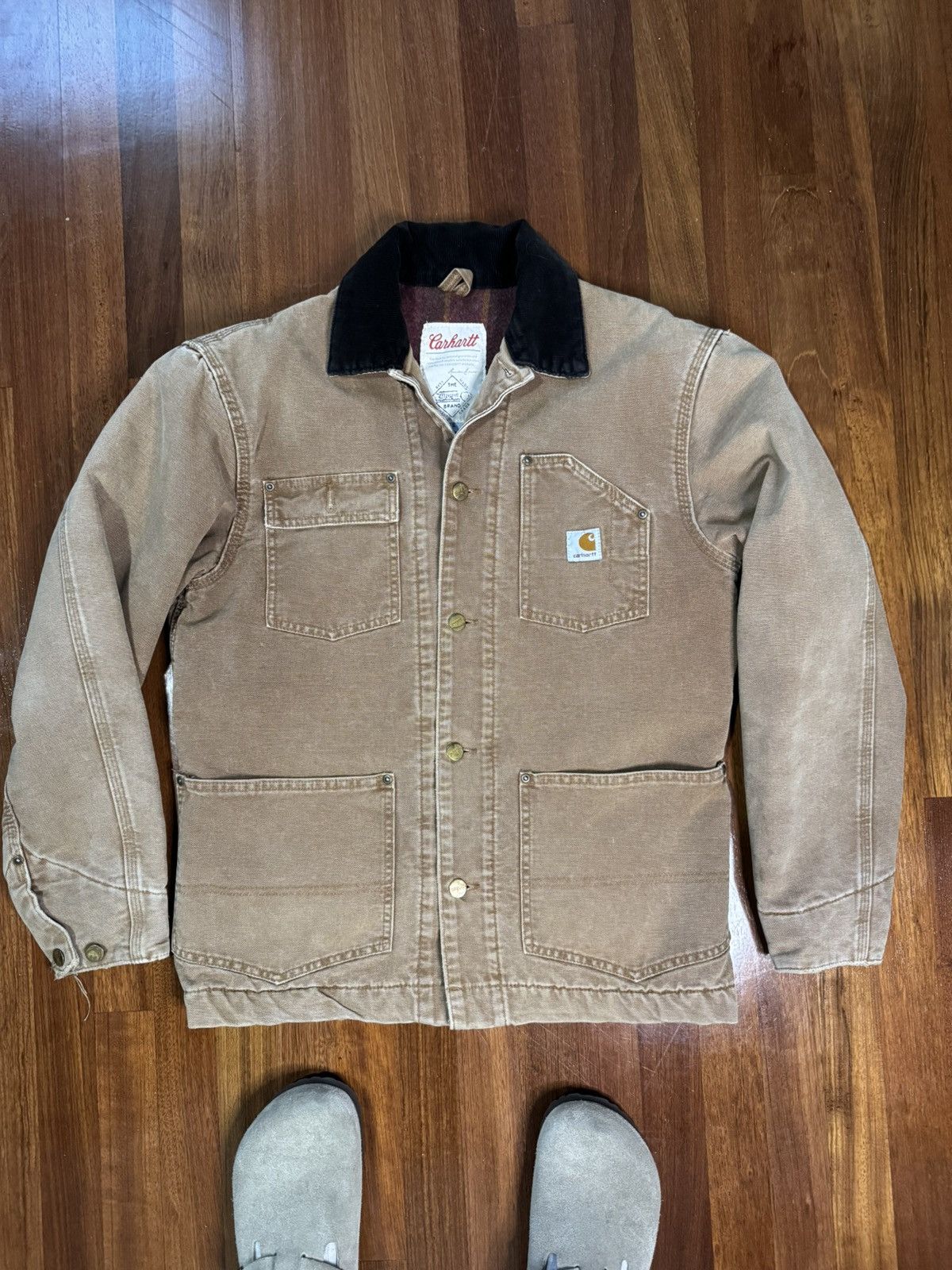 Carhartt × Vintage Carhartt Detroit Jacket *Real Vintage* Size US S / EU 44-46 / 1 - 1 Thumbnail