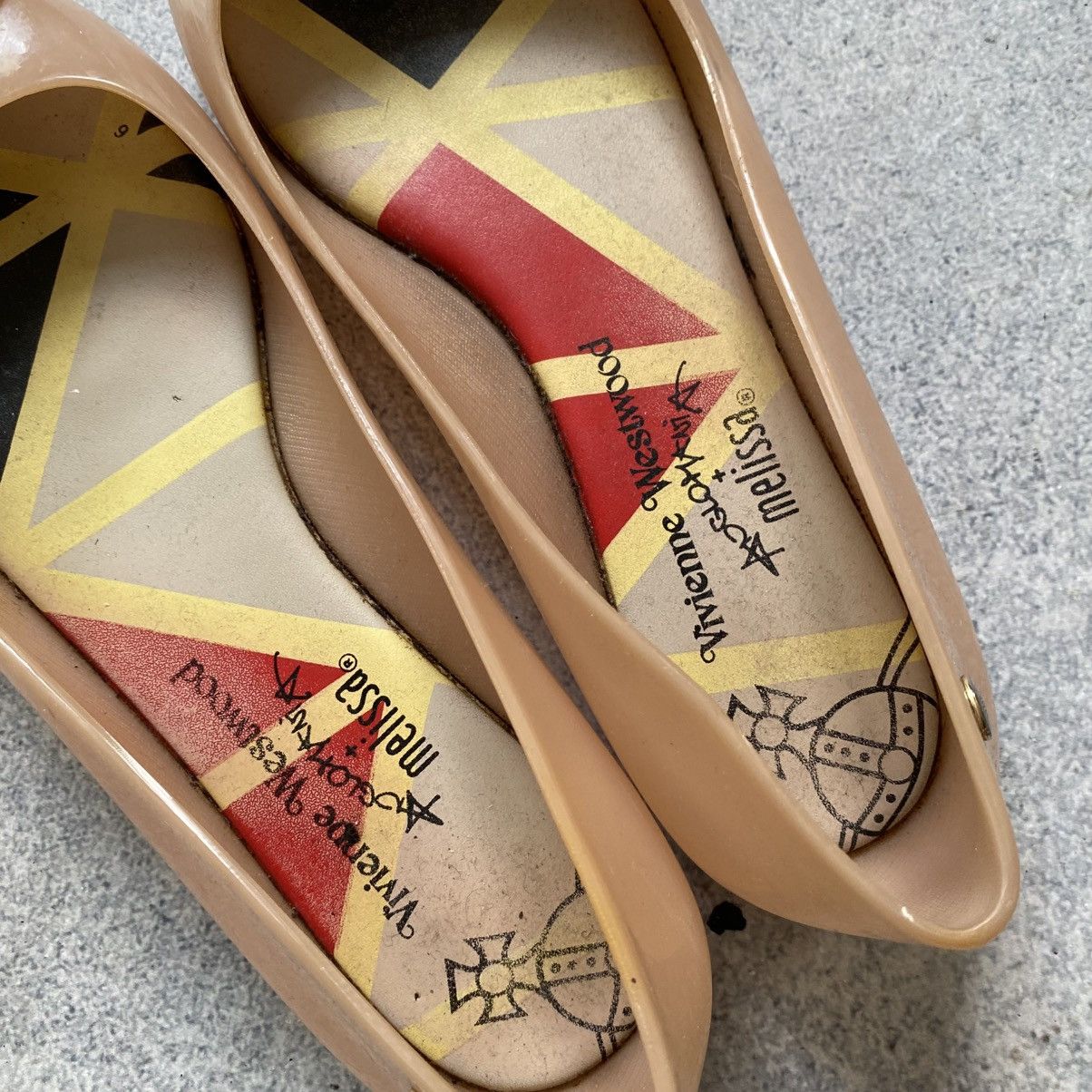 Melissa × Vivienne Westwood Vivienne Westwood × Melissa Anglomania Black Ballet Flats 38 Size US 8 / IT 38 - 6 Thumbnail