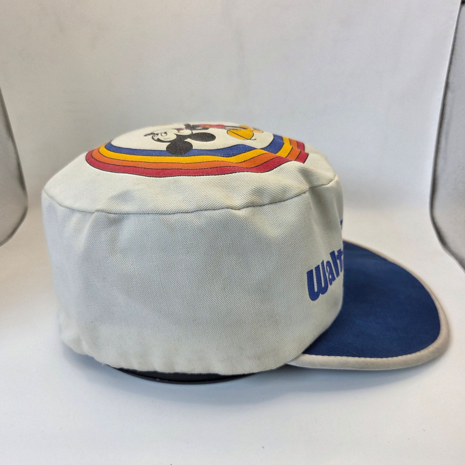 Disney Walt Disney World 1980s Vintage Mickey Mouse Rainbow Hat USA Size ONE SIZE - 4 Thumbnail