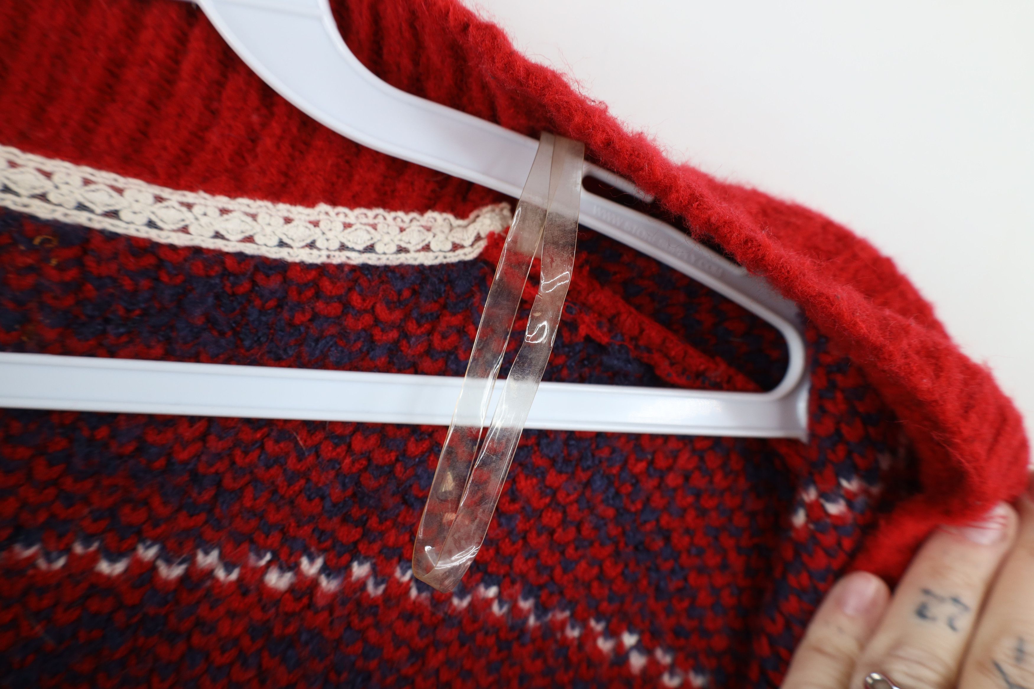 Vintage Vintage 90s Y2K Streetwear Reindeer Cardigan Sweater Size XXL / US 16-18 / IT 52-54 - 10 Thumbnail