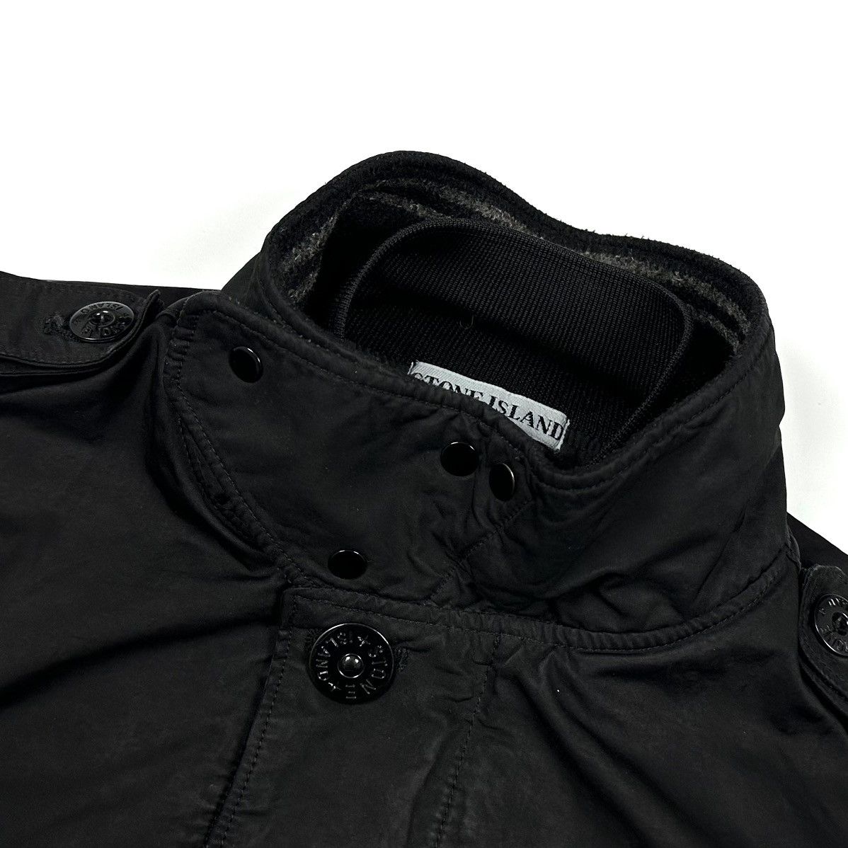 Stone Island × Vintage Vintage 2009 STONE ISLAND DAVID TC Logo Black Casual Jacket Size US L / EU 52-54 / 3 - 9 Thumbnail