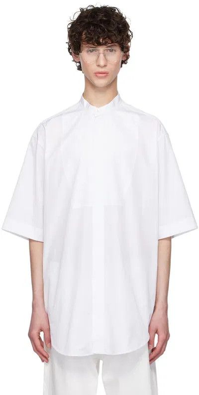 Jil Sander o1w1db11025 Saturday Shirt in White Size US XL / EU 56 / 4 - 1 Thumbnail