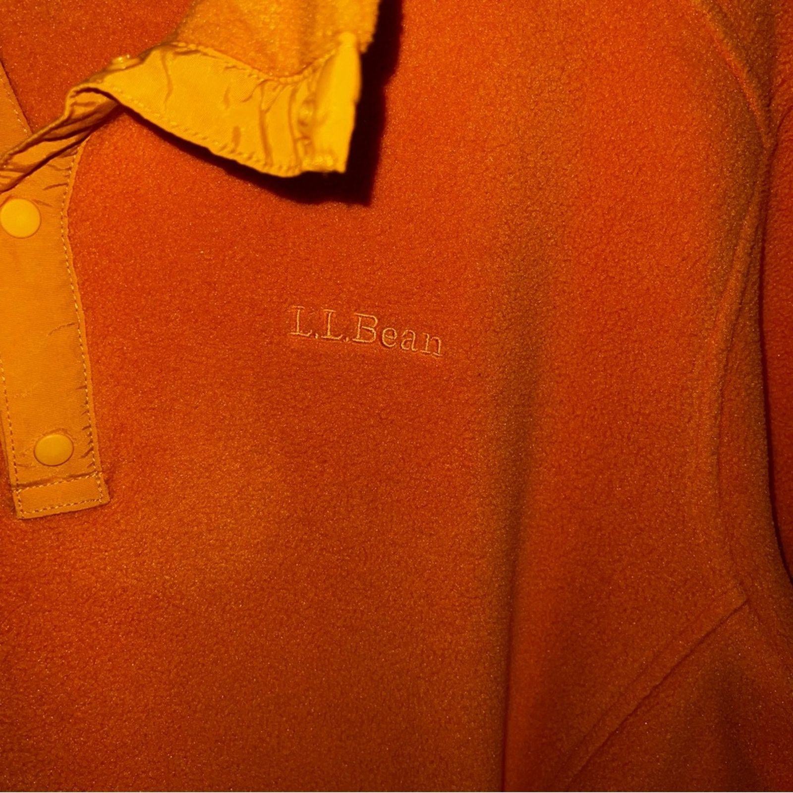 L.L. Bean L.L. BEAN fleece quarter snap pullover sweatshirt gold XXL Size US XXL / EU 58 / 5 - 4 Thumbnail