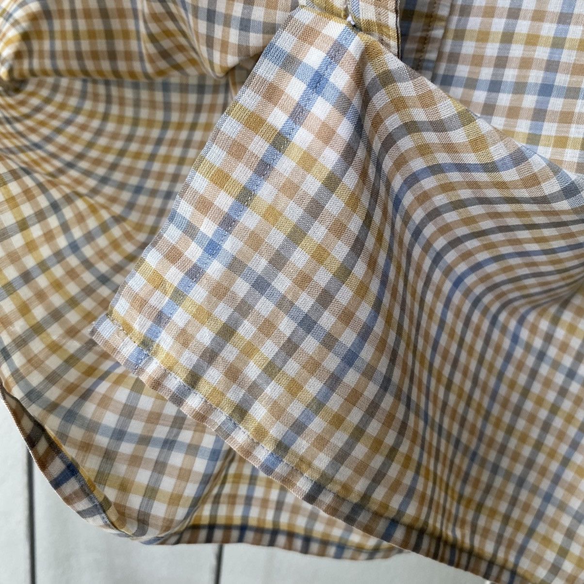 Burberry Burberrys Pastel Plaid Short Sleeve Shirt Size M / US 6-8 / IT 42-44 - 4 Thumbnail