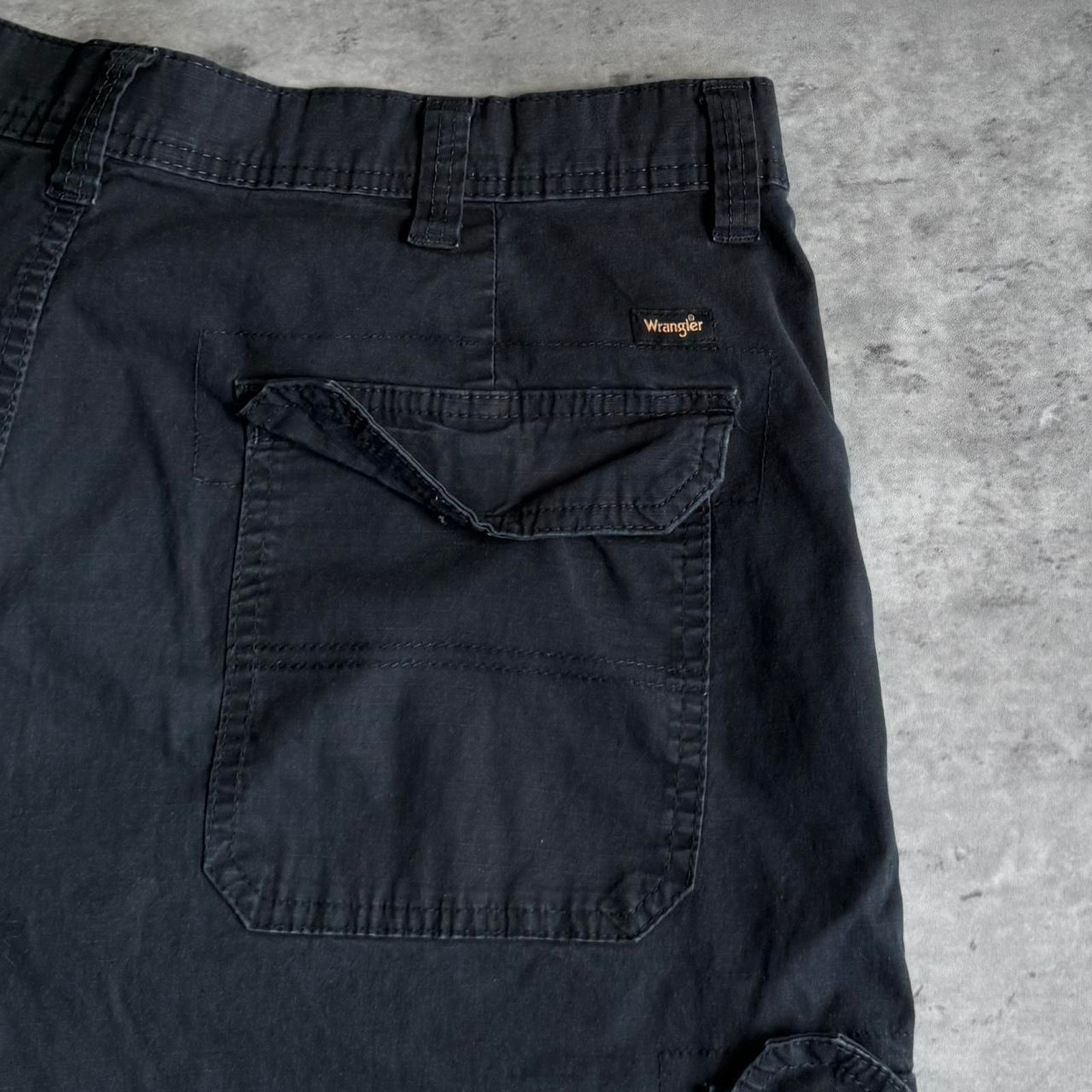 Carhartt × Vintage × Wrangler Vintage Y2K Carhartt Style Baggy Black Opium Cargo Pants Size US 38 / EU 54 - 3 Thumbnail