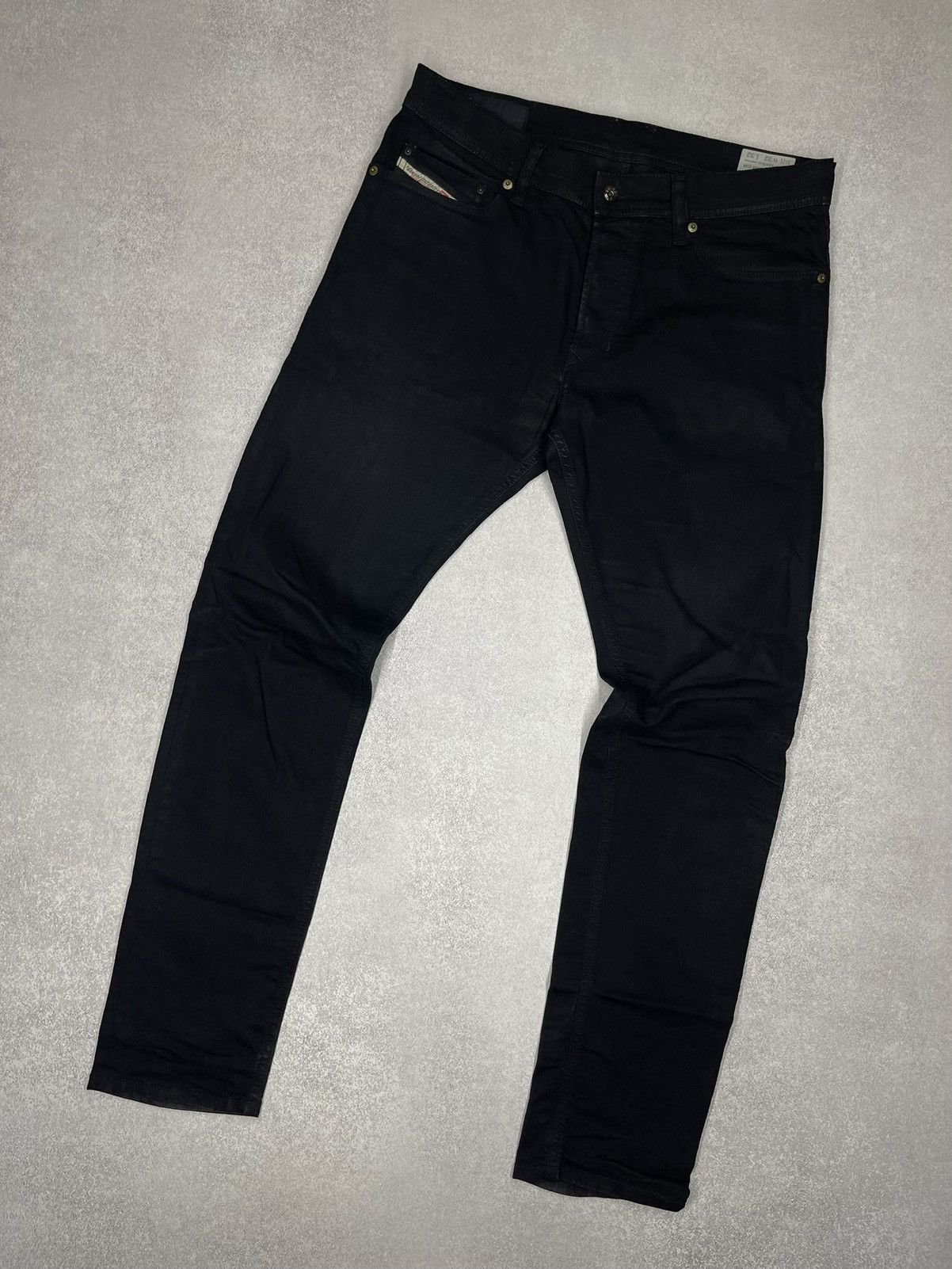 Diesel Mens Diesel Tepphar Denim Jeans Black Made in Italy Y2K Size US 32 / EU 48 - 5 Thumbnail