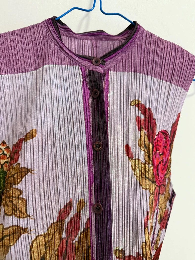 Issey Miyake Issey Miyake size:3 Purple flower-blooming peony dress of Size XS / US 0-2 / IT 36-38 - 7 Thumbnail