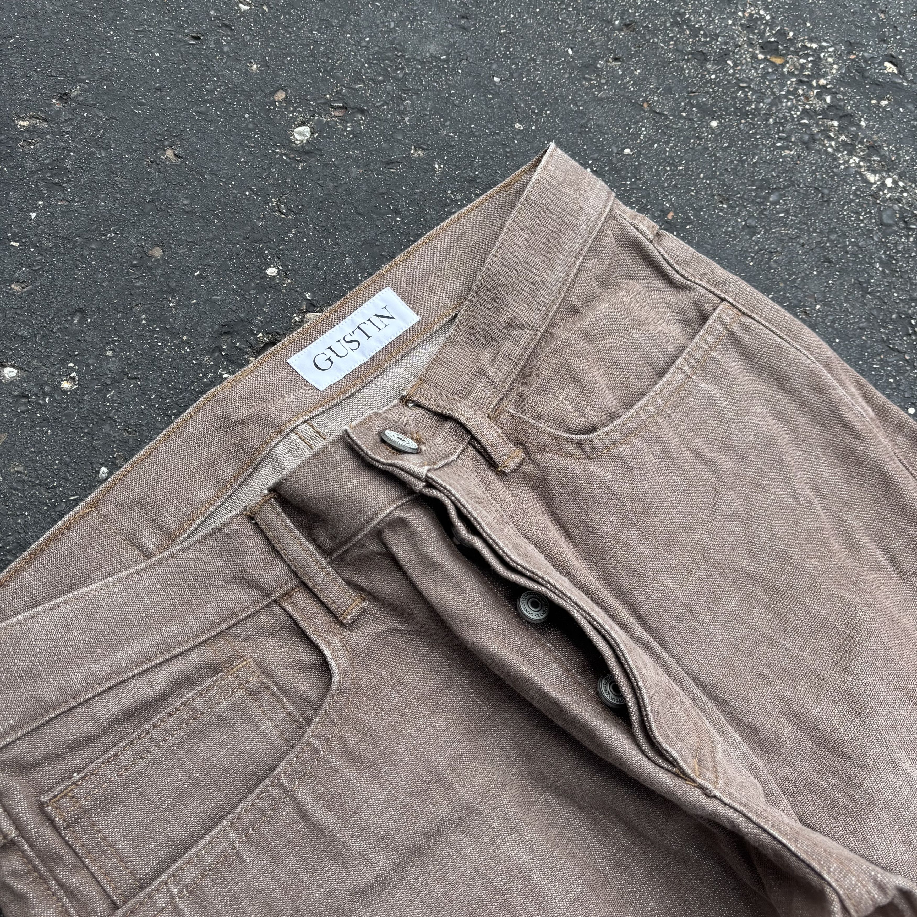 Gustin #312 Selvedge Raw Denim Jeans California Straight