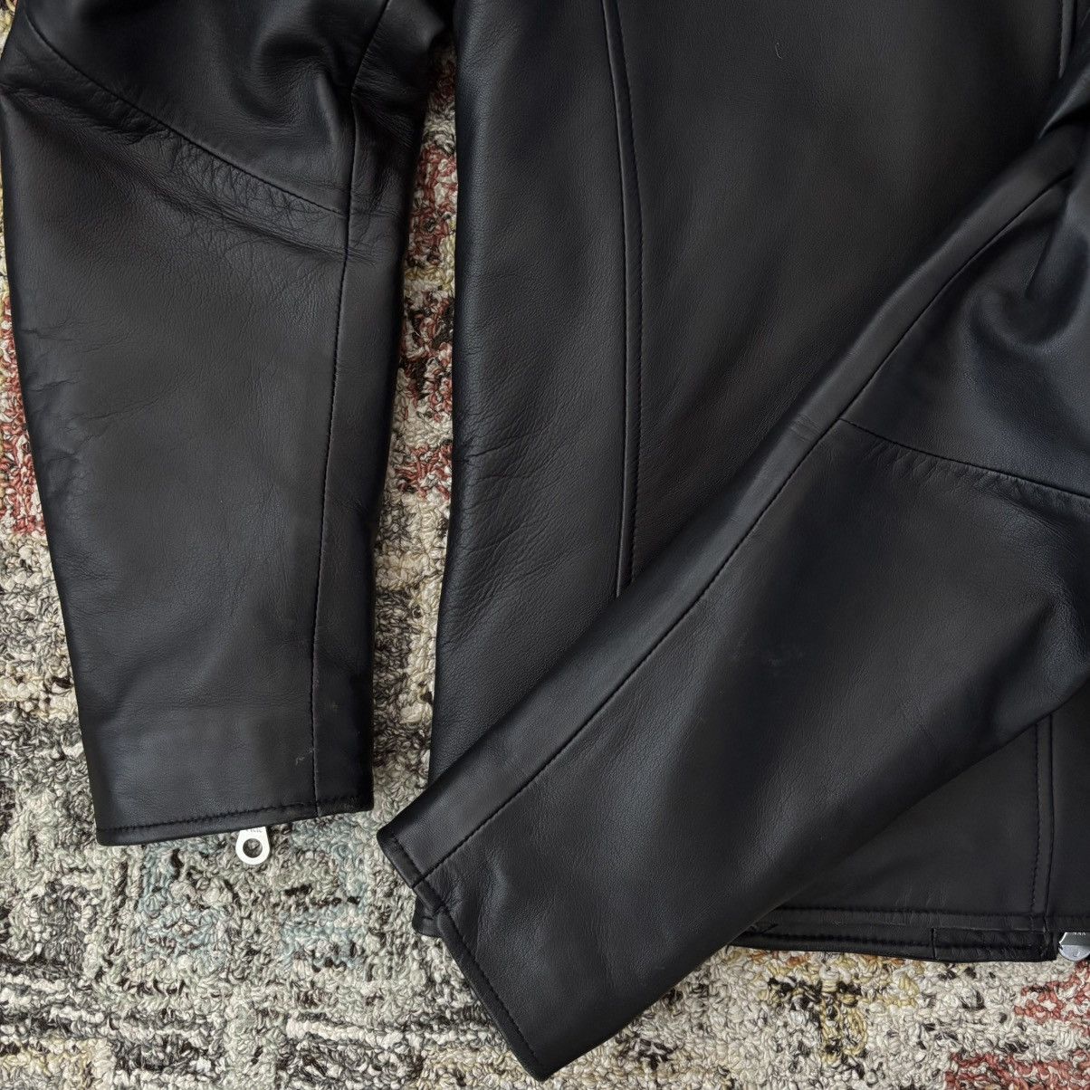Japanese Brand Nano Universe & Co single sheepskin leather rider jacket Size US L / EU 52-54 / 3 - 6 Thumbnail
