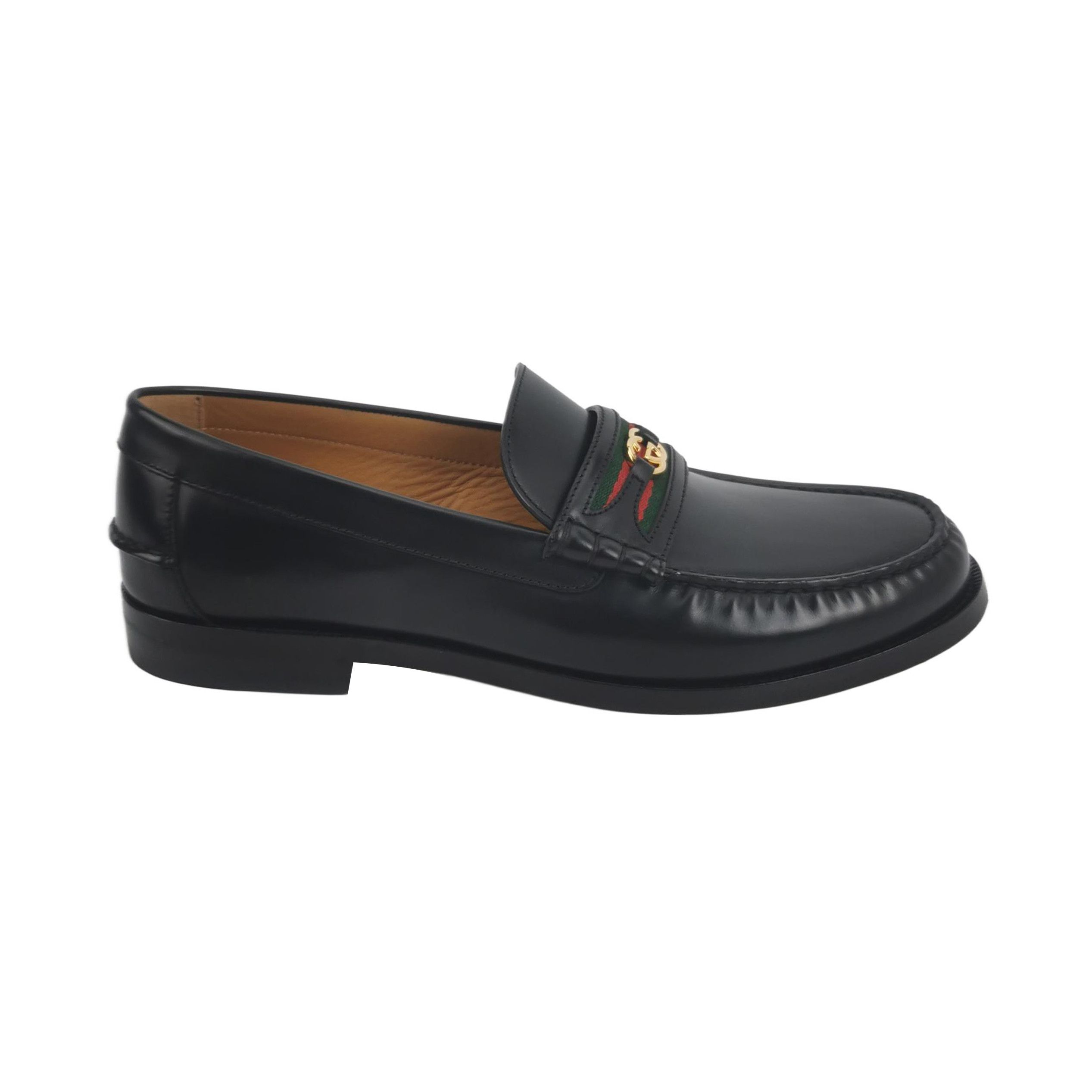 Gucci Gucci Web Stripe Interlocking G Loafers EU 45 Size US 12 / EU 45 - 1 Thumbnail