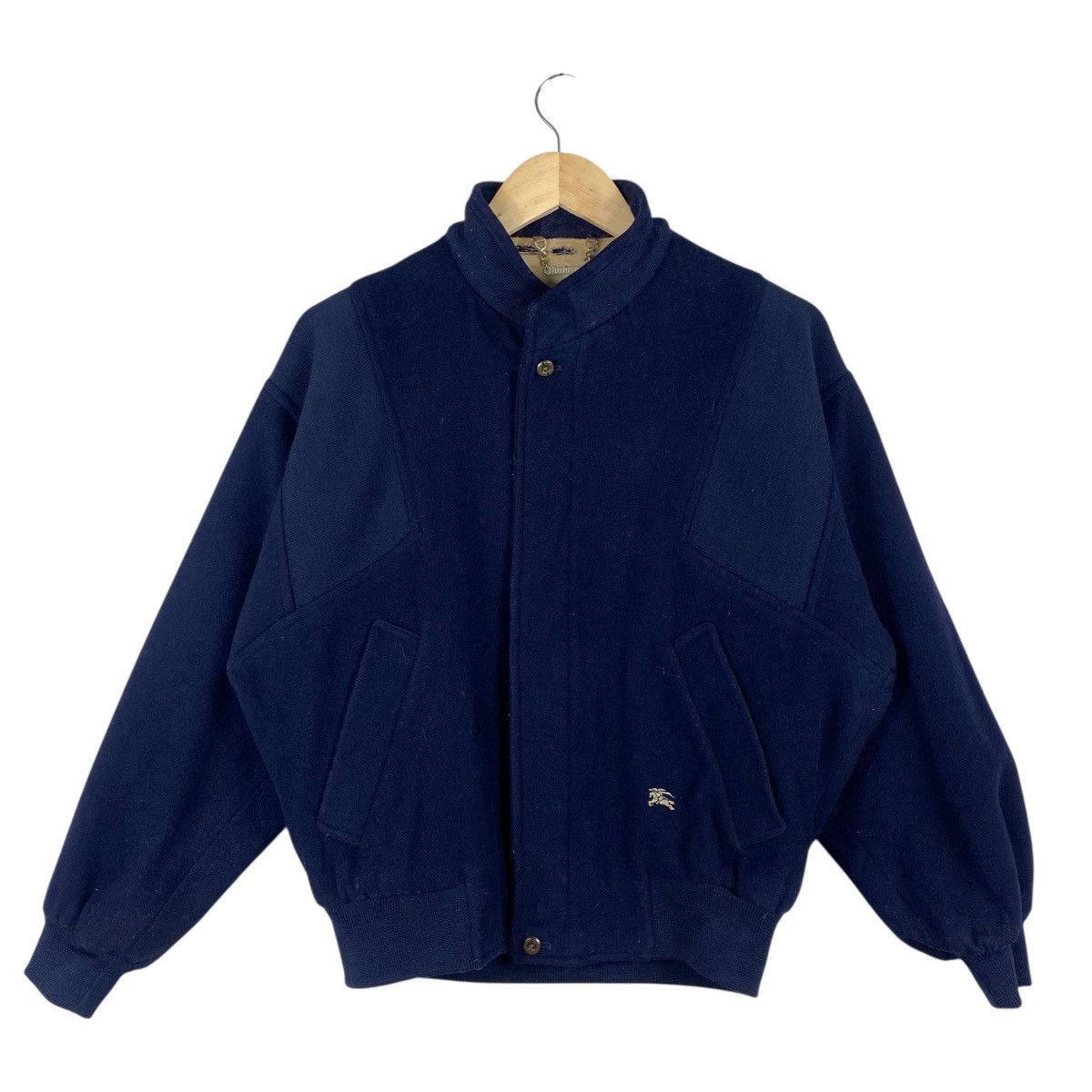 Burberry Prorsum 💥 90s BURBERRYS WOOL BOMBER JACKET Size US S / EU 44-46 / 1 - 2 Thumbnail