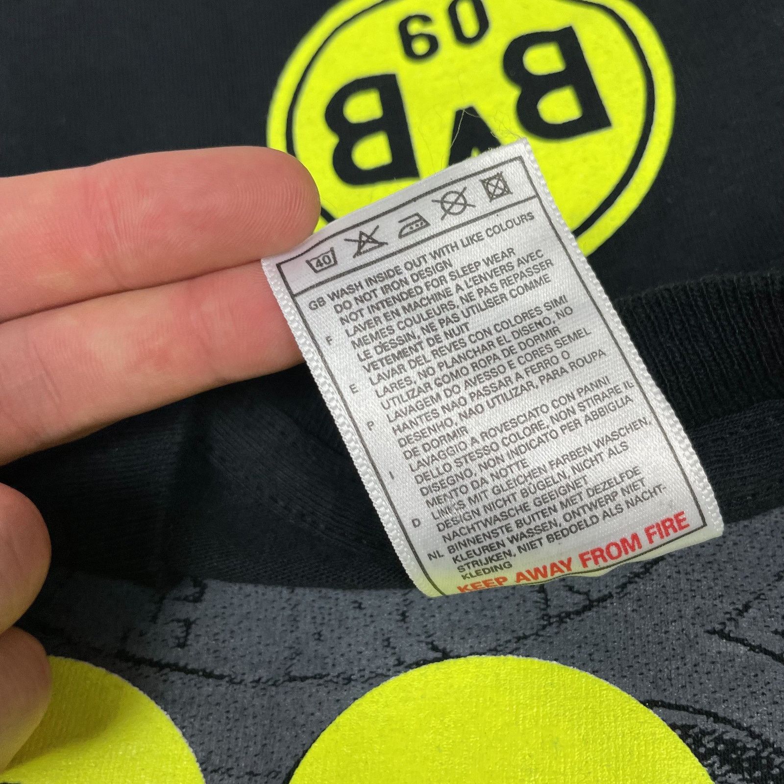Nike × Vintage Nike Mens Black Borussia Dortmund Football Team Shirt Medium Size US M / EU 48-50 / 2 - 9 Thumbnail