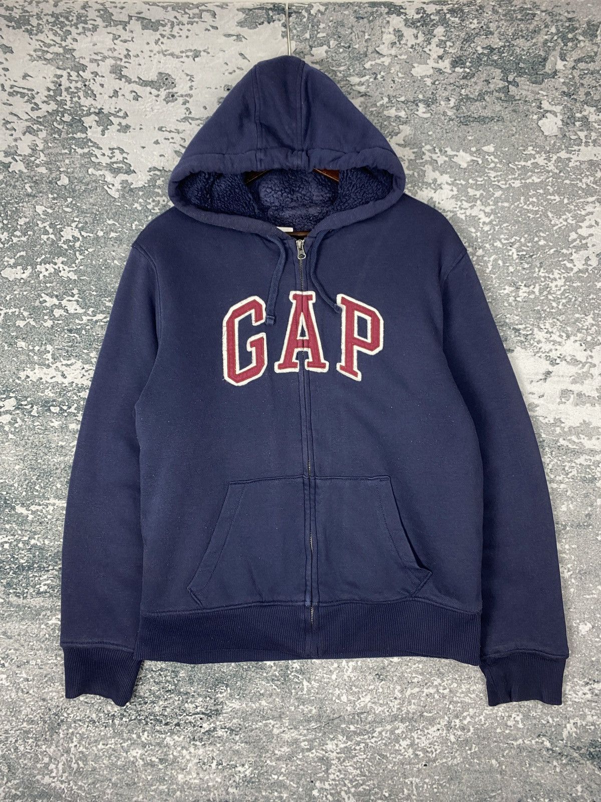 Gap Vintage GAP Fleece Lining Zip Up Hoodies Size US L / EU 52-54 / 3 - 1 Thumbnail