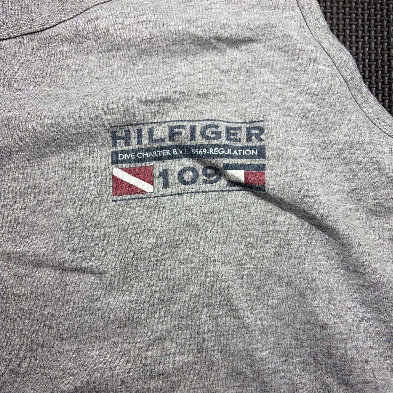 Tommy Hilfiger Vintage 90s Tommy Hilfiger Athletics Tank Top XL Gray Mens Size US XL / EU 56 / 4 - 5 Thumbnail