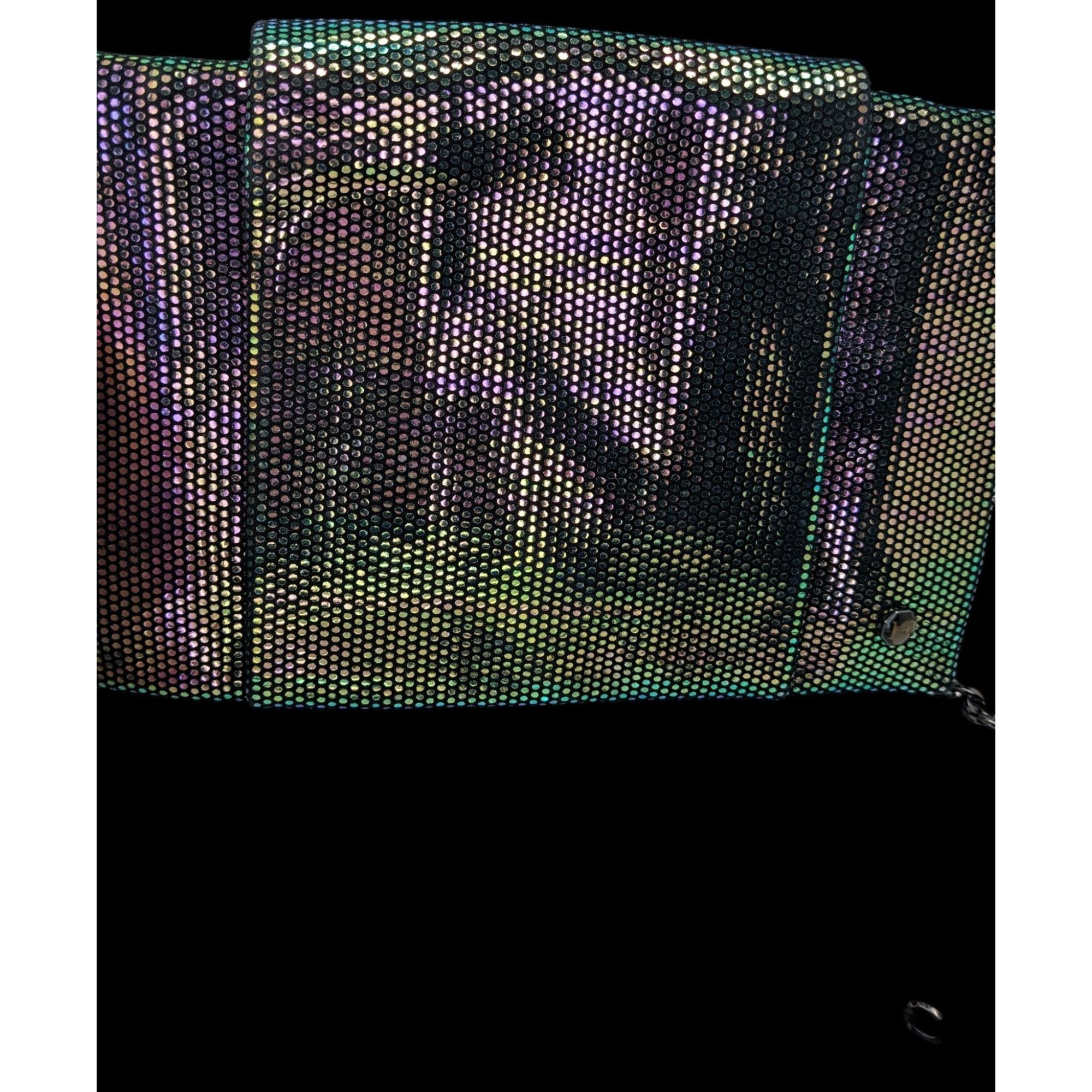 Halston Heritage Halston Heritage Purple Iridescent Clutch Bag With 24" Chain Size ONE SIZE - 5 Thumbnail