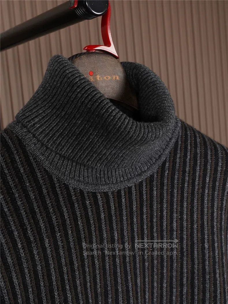 Hermes Hermes High Neck Thick Cashmere Sweater Size US L / EU 52-54 / 3 - 3 Thumbnail