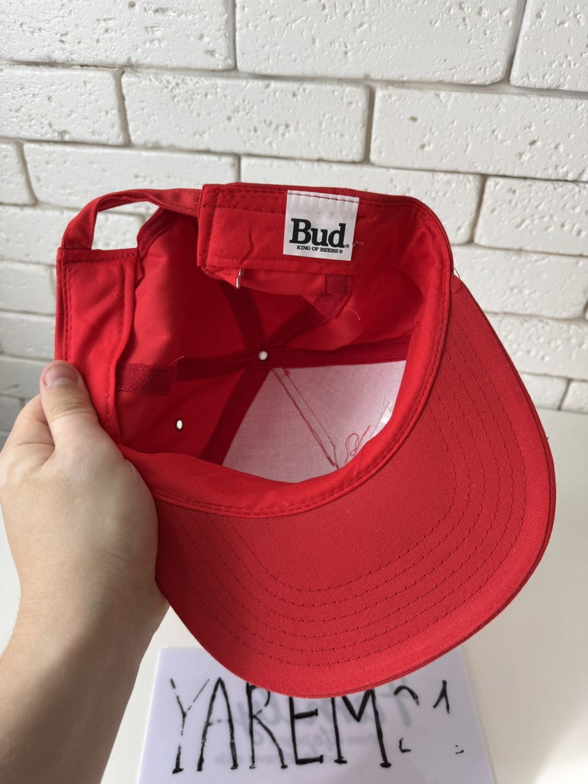 Vintage Bud King of Beers vintage cap hat Size ONE SIZE - 4 Thumbnail