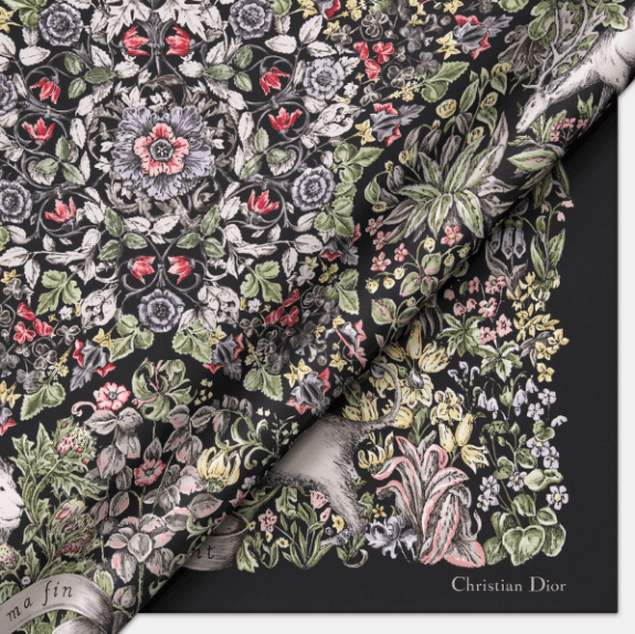 Dior o1w1db11125 51STE0 Size : OS / Square Scarf in Multicolor Size ONE SIZE - 2 Thumbnail