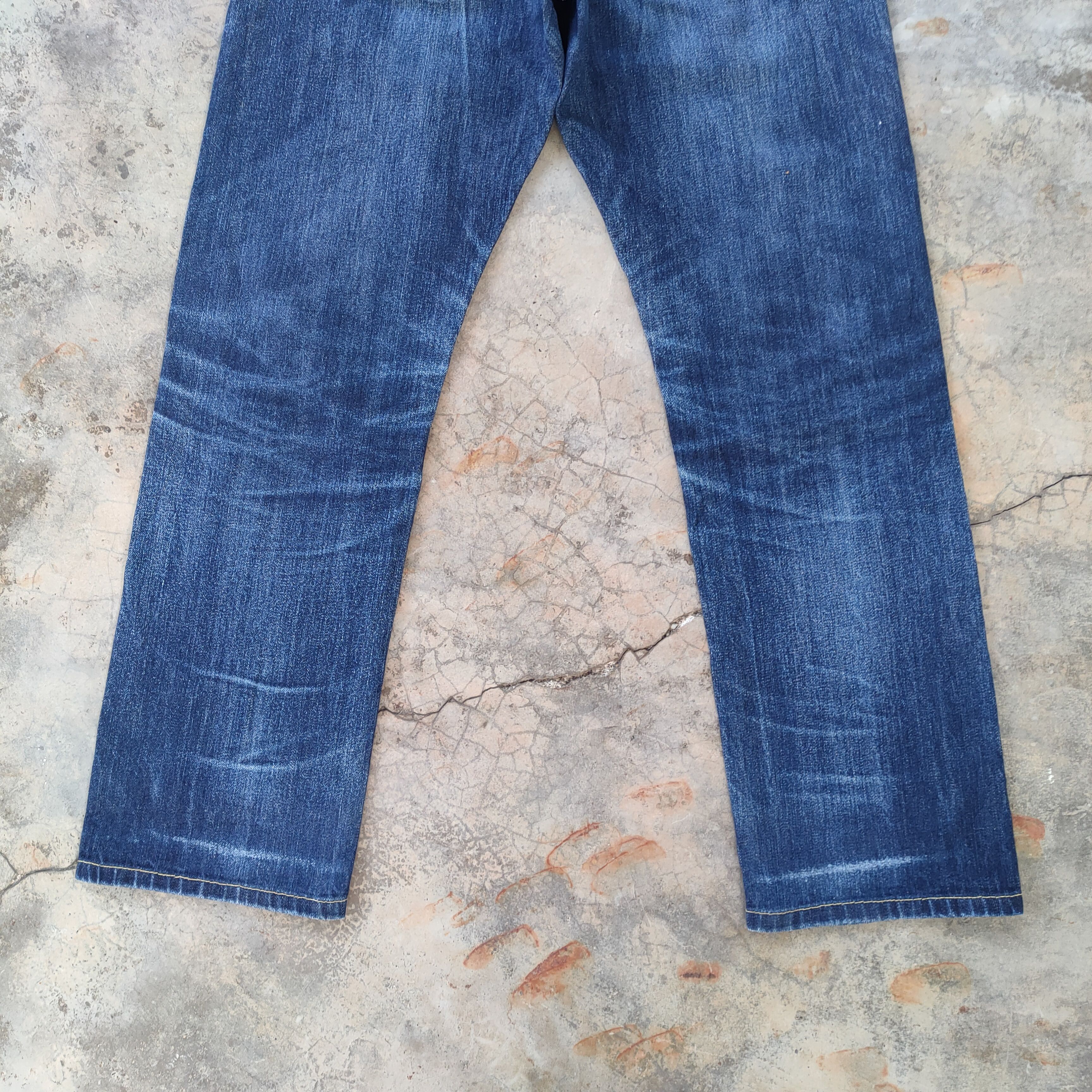 Japanese Brand × Jean W33 VINTAGE JAPANESE DISTRESSED RIPPED FADED JEANS PANTS Size US 33 - 10 Thumbnail