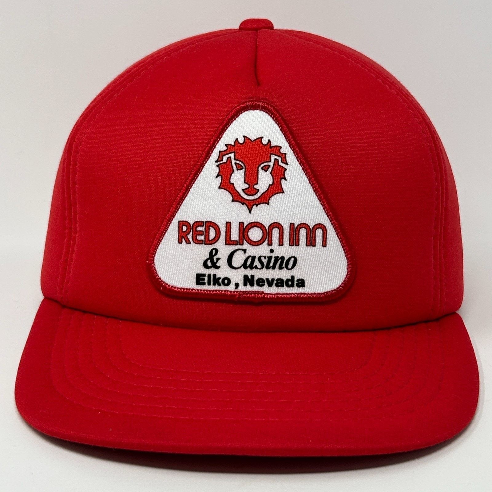 Vintage Vintage 80s Red Lion Inn Casino Elko Hat Baseball Cap Red Size ONE SIZE - 1 Thumbnail