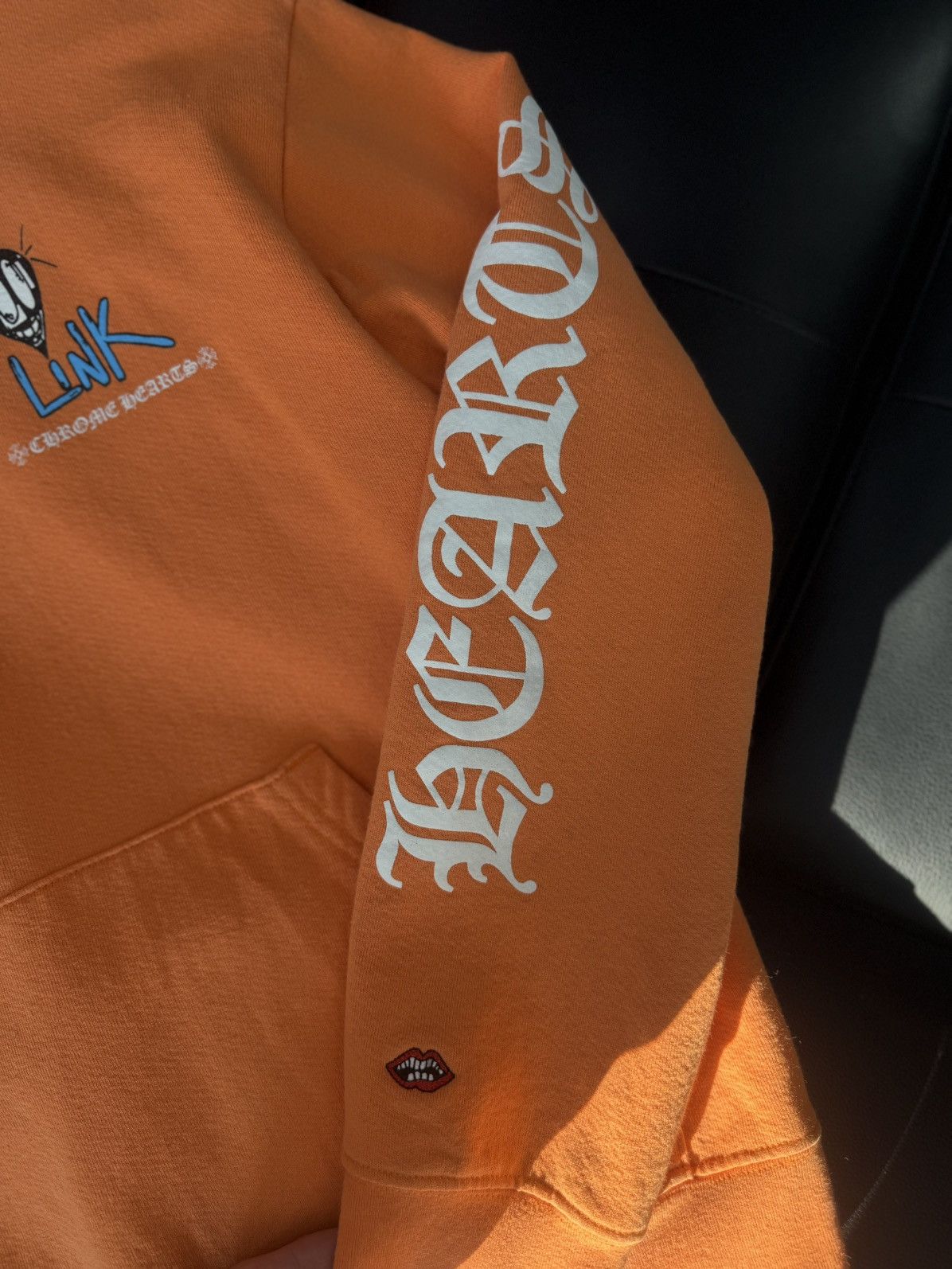Chrome Hearts × Matty Boy Chrome Hearts Orange “LINK” Matty Boy Hoodie Size L Size US L / EU 52-54 / 3 - 5 Thumbnail