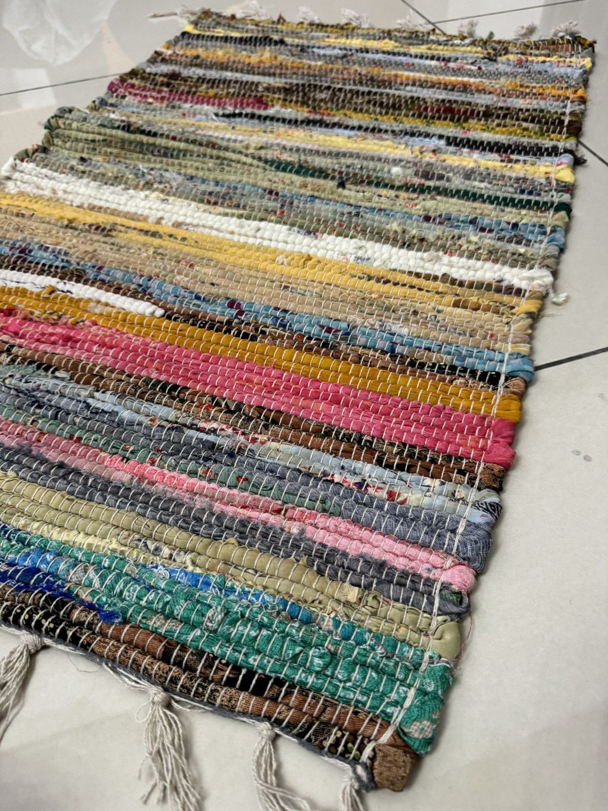 Other SASHIKO BORO MULTICOLORS DOOR MAT Size ONE SIZE - 7 Thumbnail