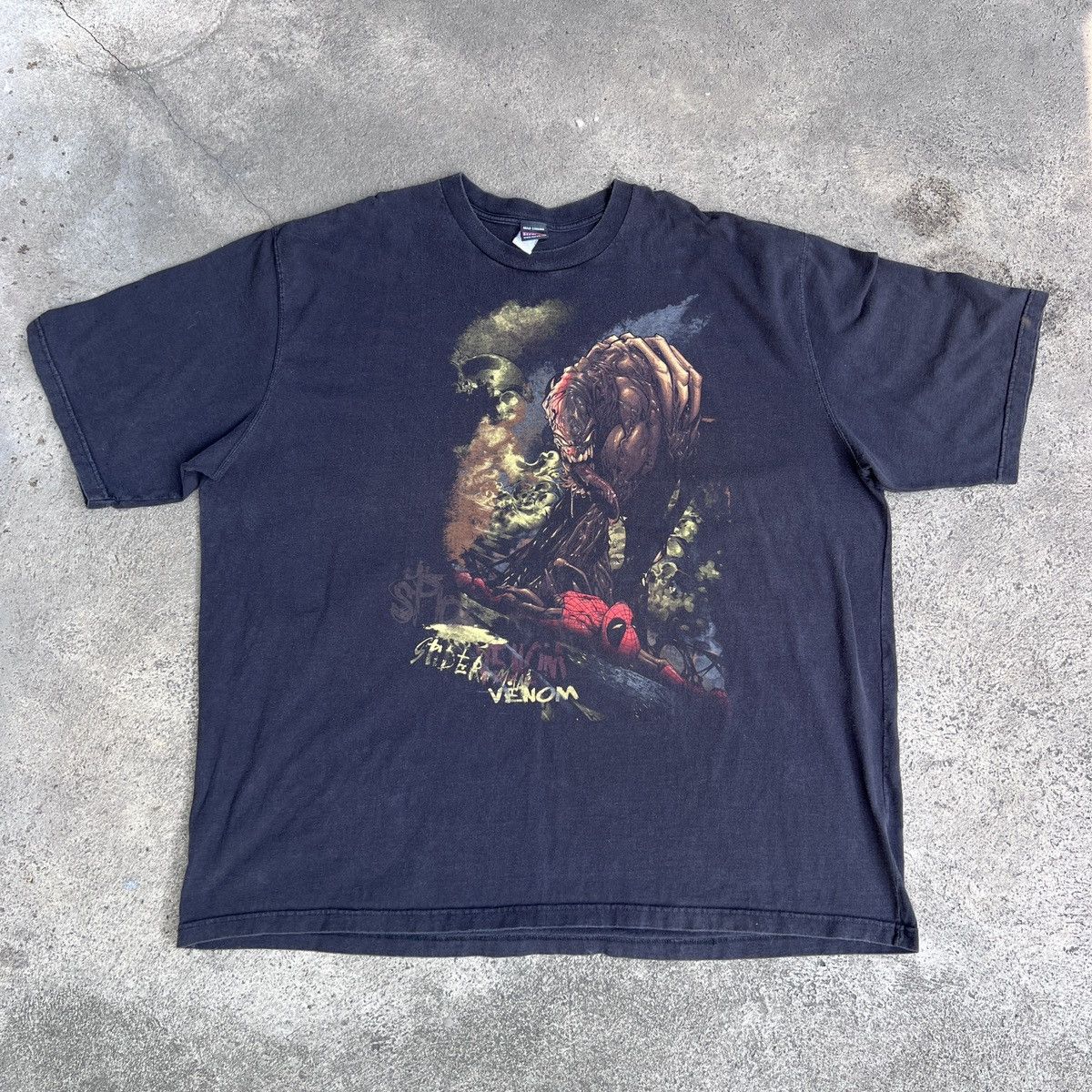 Marvel Comics Vintage Y2K Venom Spider-Man Tee 5XL Oversized Size US XXL / EU 58 / 5 - 1 Thumbnail