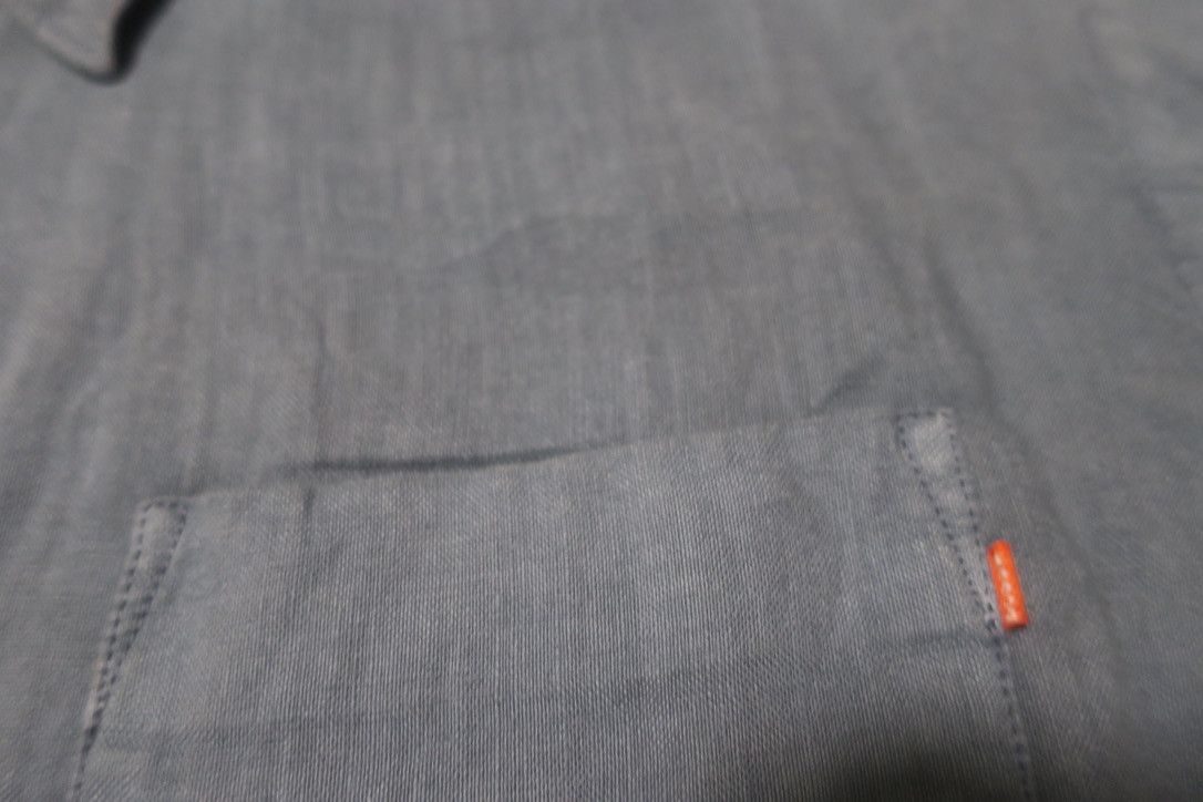 Hugo Boss Orange Label All Linen Button Shirt Size US XXL / EU 58 / 5 - 6 Thumbnail