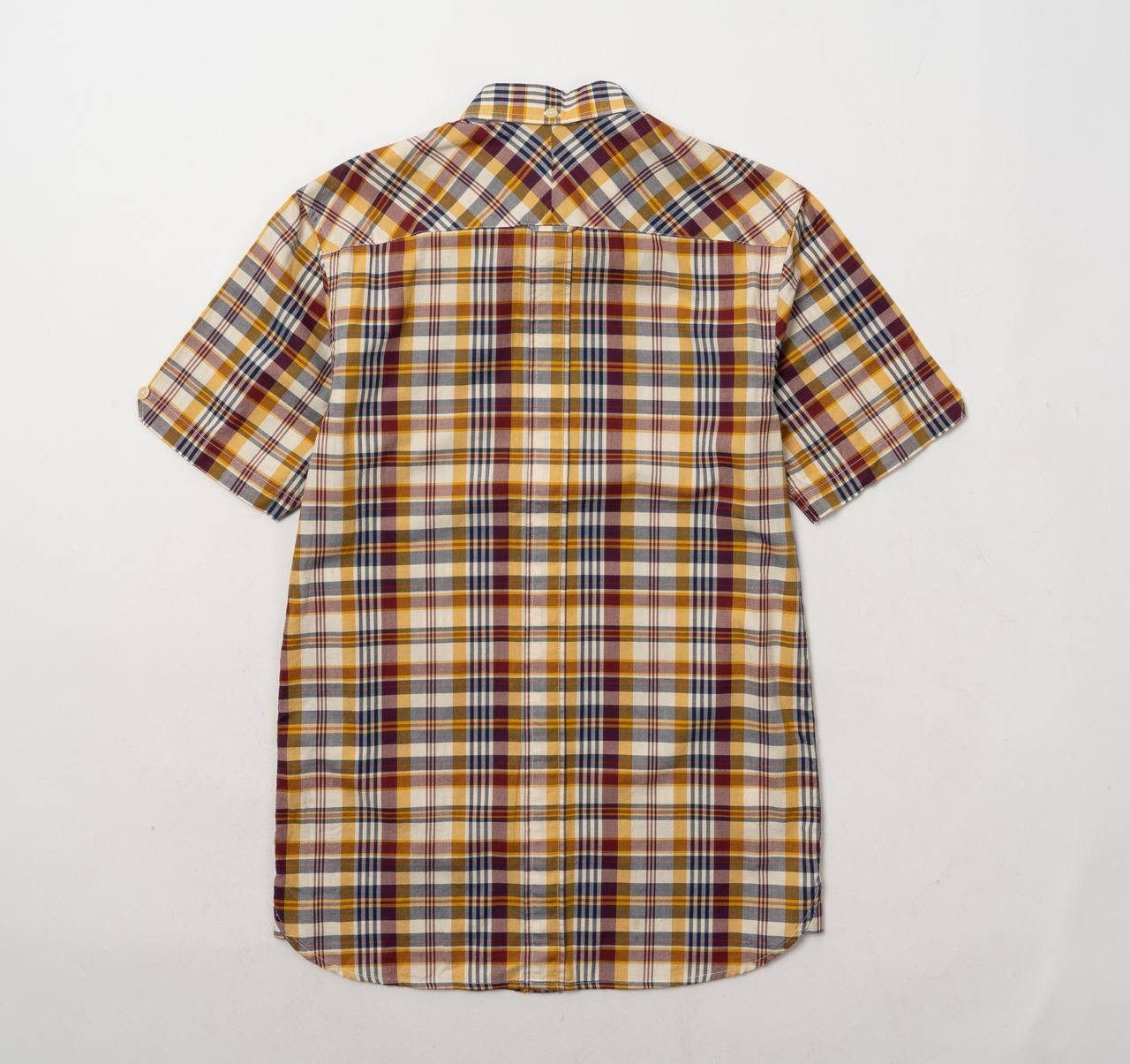 Fred Perry 🔵 FRED PERRY Short Sleeve Cotton Madras Check Shirt Size US XS / EU 42 / 0 - 12 Thumbnail