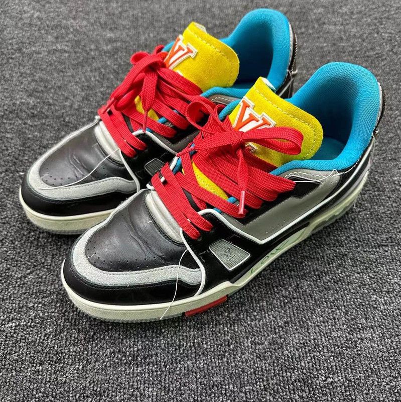 Louis Vuitton Trainer Colorful Sneakers for Men 0079