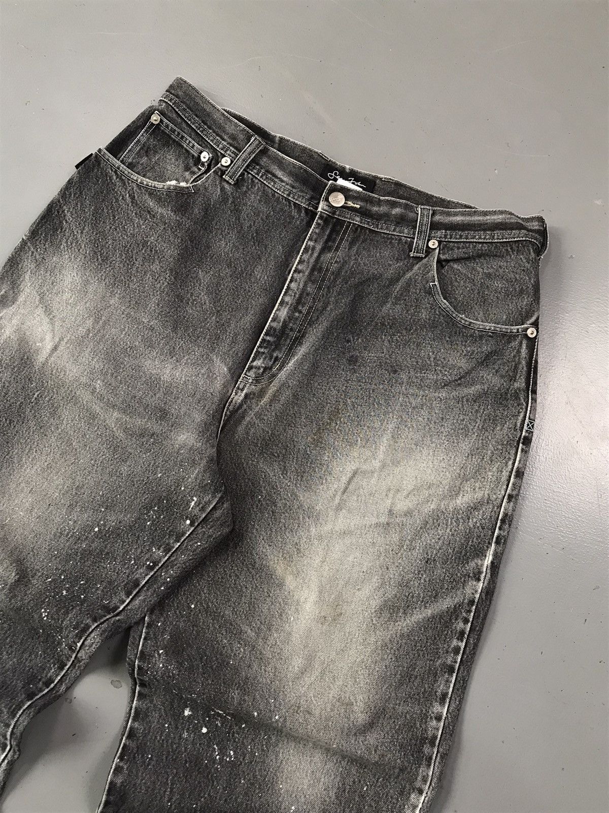 Sean John × Southpole × Vintage Rare vintage Sean John baggy fit SpellOut denim Size US 36 / EU 52 - 4 Thumbnail