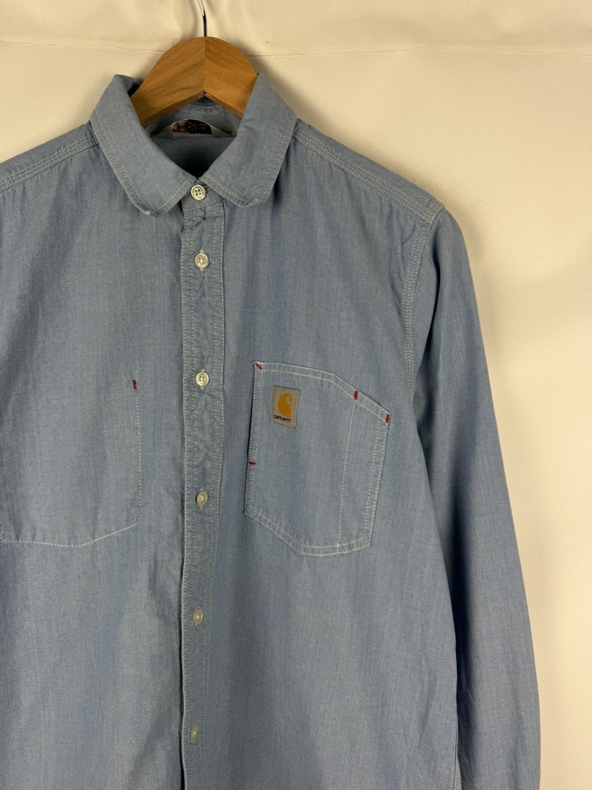 Carhartt Carhartt L/S State Chest Logo Long Sleeve Button Up Shirt Size US L / EU 52-54 / 3 - 5 Thumbnail