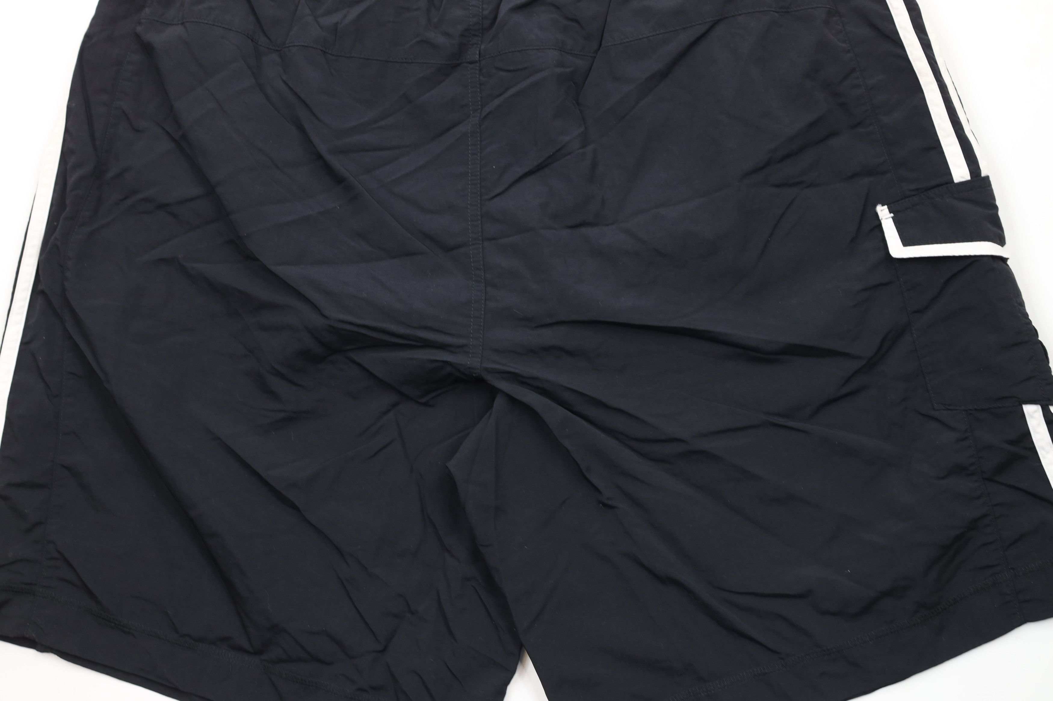 Adidas × Vintage Vintage Adidas Spell Out Striped Lined Running Soccer Shorts Size US 38 / EU 54 - 11 Thumbnail