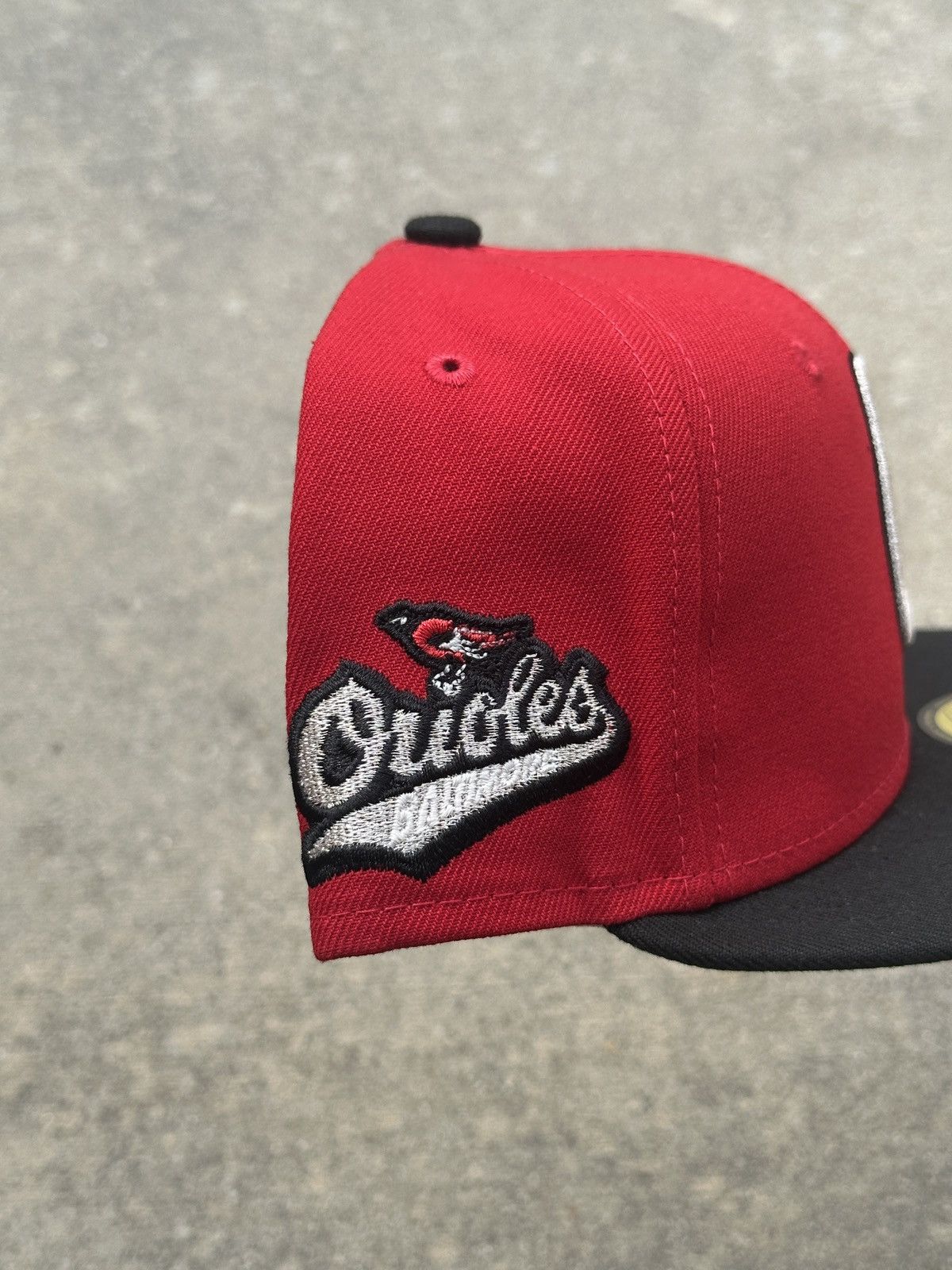 MLB × New Era Baltimore Orioles Letterman Two Tone Fitted 7 1/4 Size ONE SIZE - 2 Thumbnail