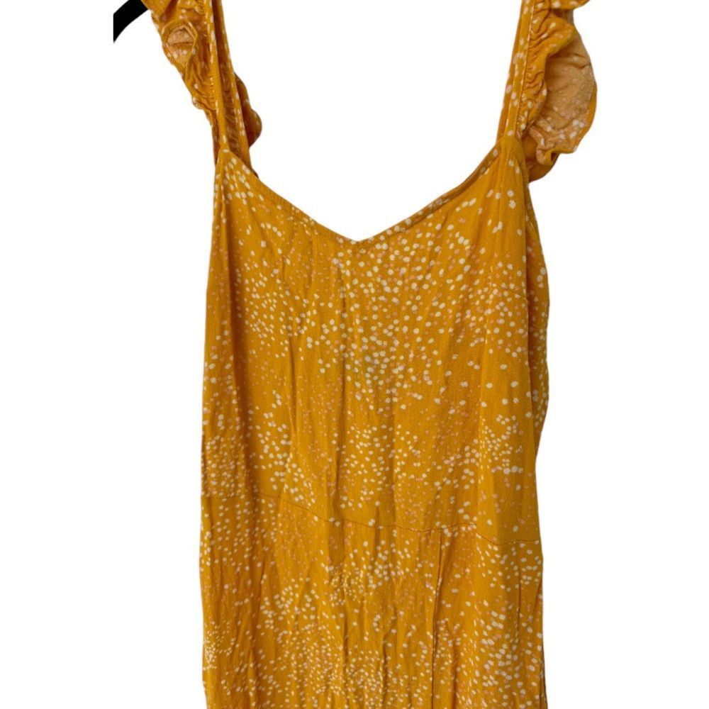 Express SZ S yellow maxi dress