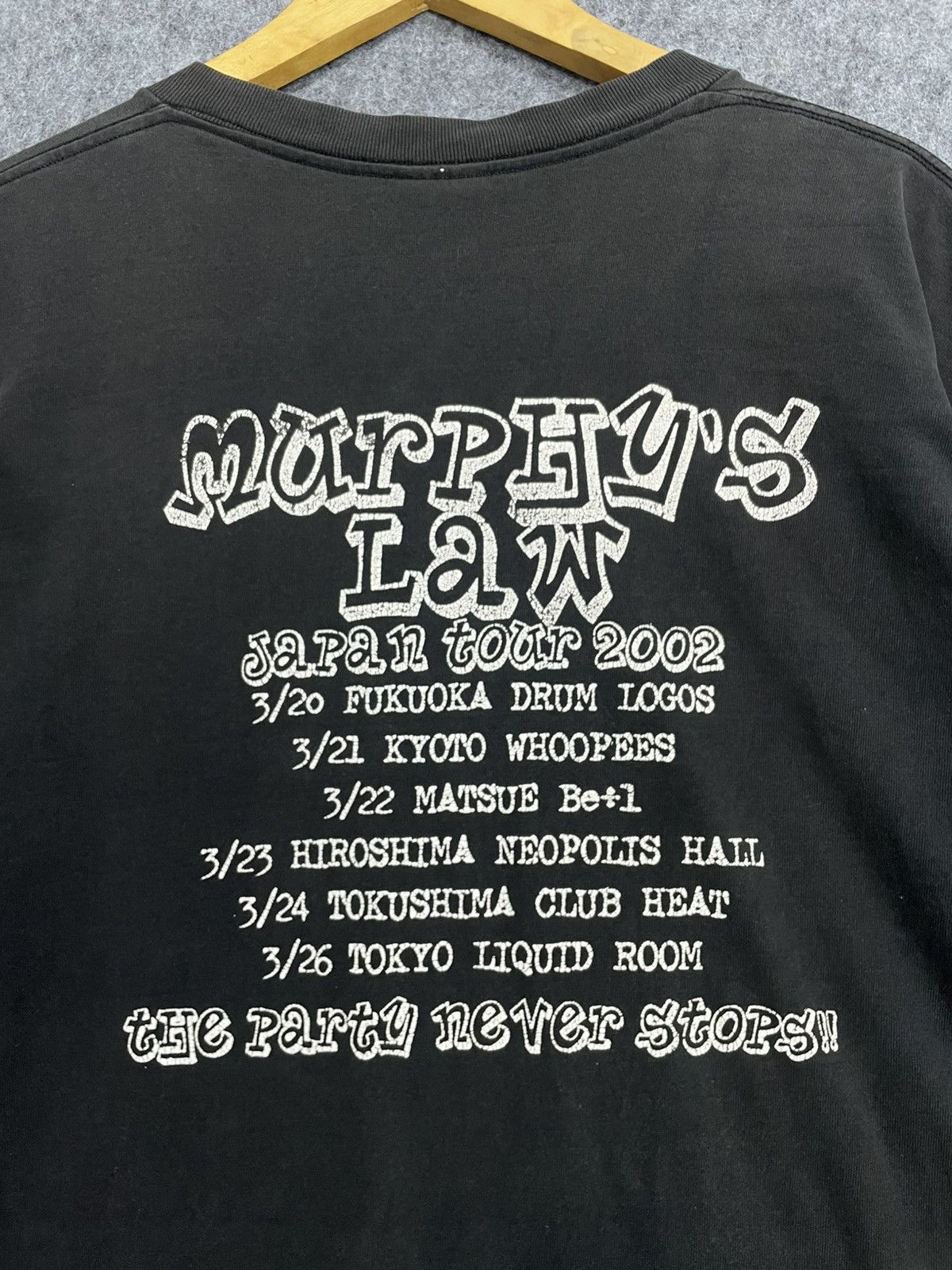 Band Tees Vintage Murphy’s Law Tour 2002 T-Shirt Size US XL / EU 56 / 4 - 5 Thumbnail