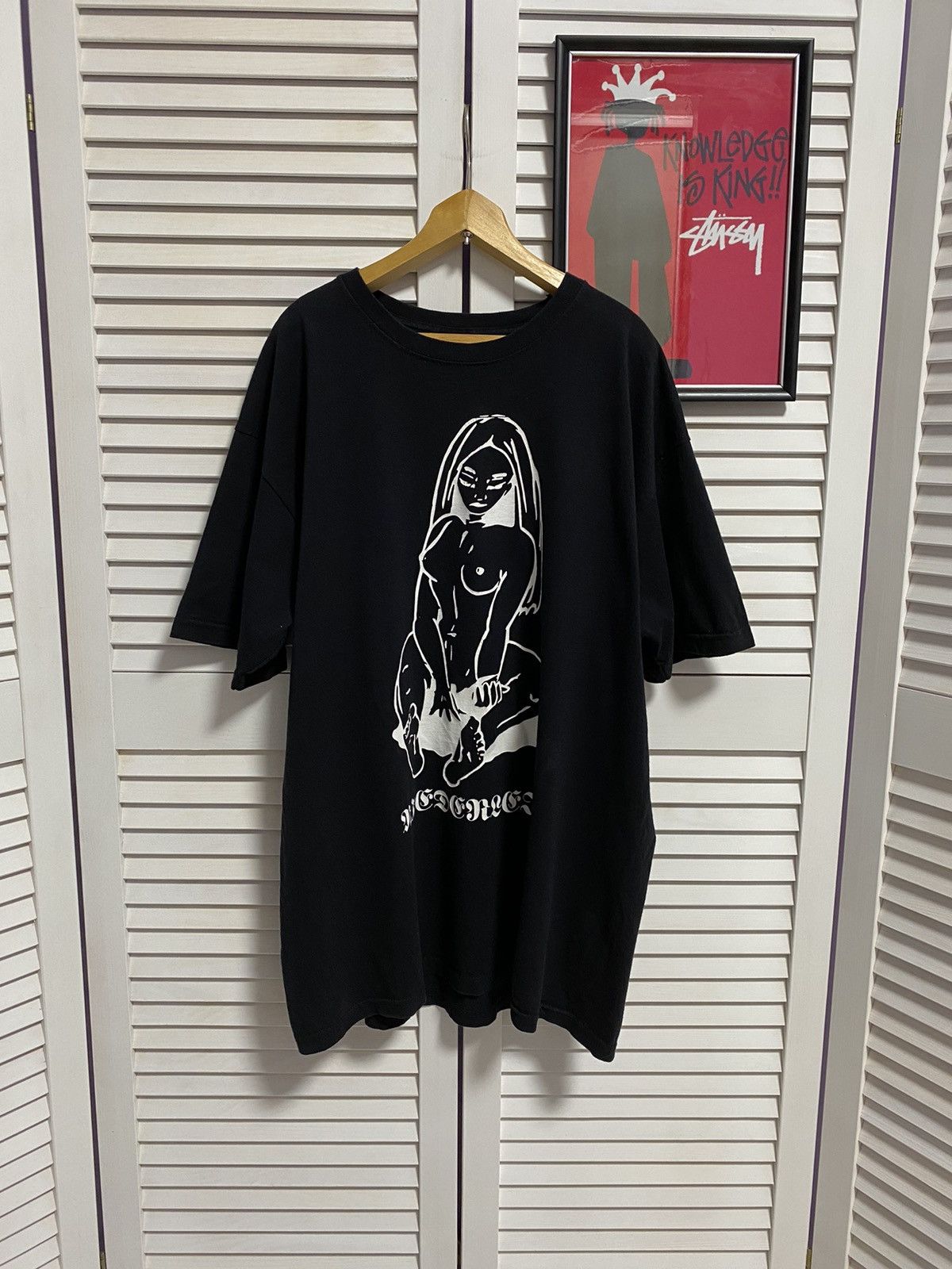 Band Tees × Japanese Brand Vintage T Shirt Tee Girl Breasts Tits Boods Chest Double Size US L / EU 52-54 / 3 - 1 Thumbnail
