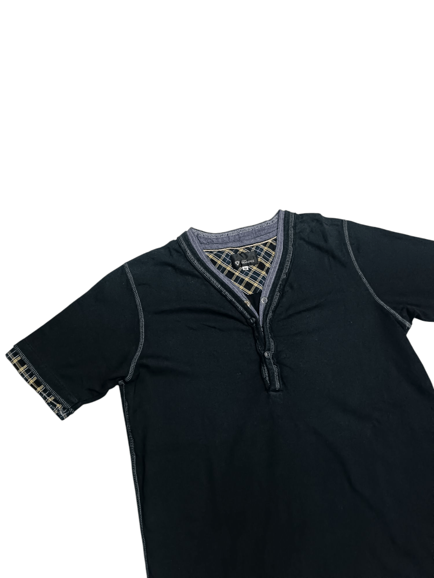 Japanese Brand × Takeo Kikuchi TK Mixpice Short Sleeve T-shirt Double Layer Size US M / EU 48-50 / 2 - 2 Thumbnail