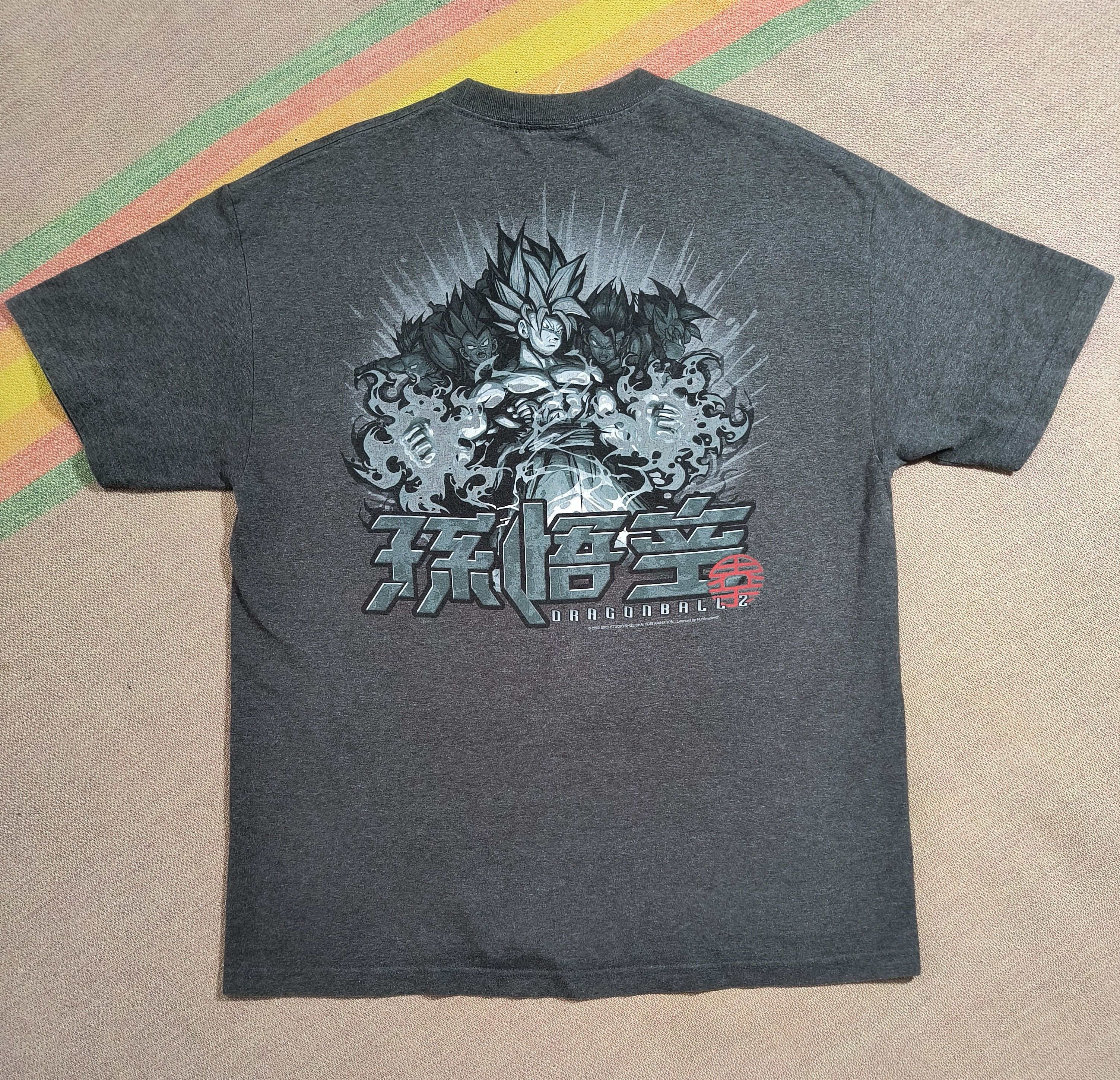 Vintage DS Vintage Y2K super Saiyajin Warriors 2002 tee Size US XL / EU 56 / 4 - 2 Thumbnail