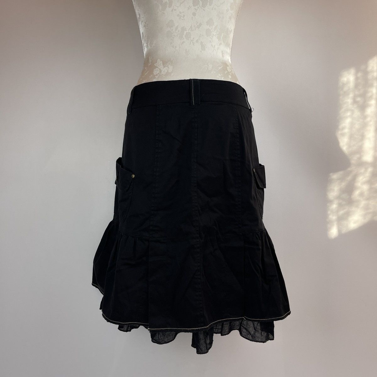 Japanese Brand × Vintage If six was nine LGB Vibe Black Cargo Skirt Size 26" / US 2 / IT 38 - 5 Thumbnail